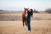 Equine-photographer-central-alberta-horse-girl-field 11