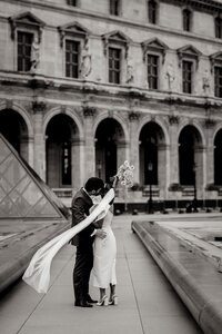 ANNABEE Photography - Alejandra & Alexis Bridal Paris125 BW