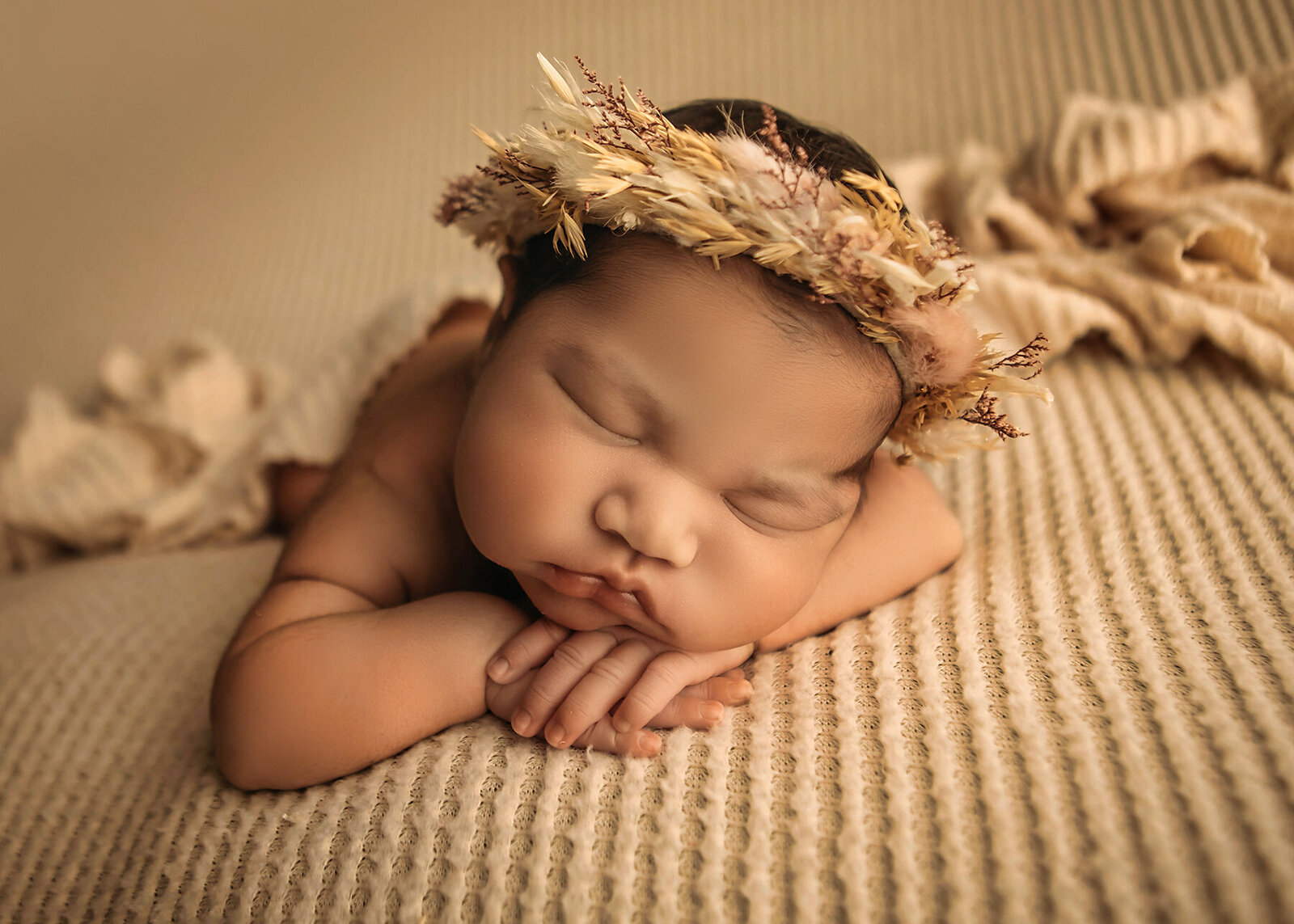 baby boy newborn session in ashley mcclintock photography studio 4