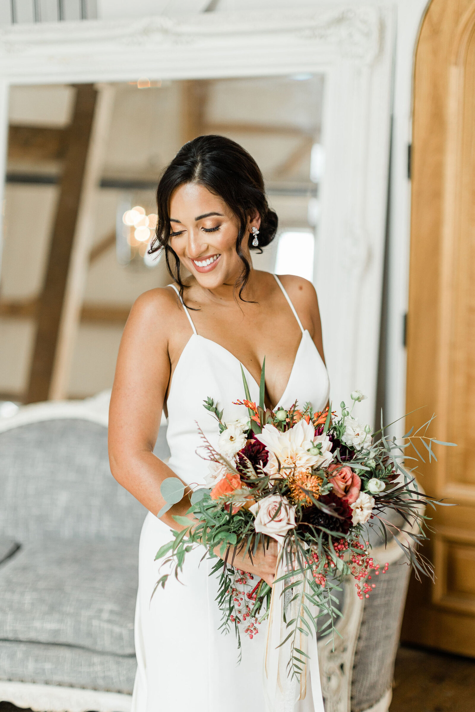 Bridal Photos with Bouquet | Cleveland OH | The Axtells Photo and Film