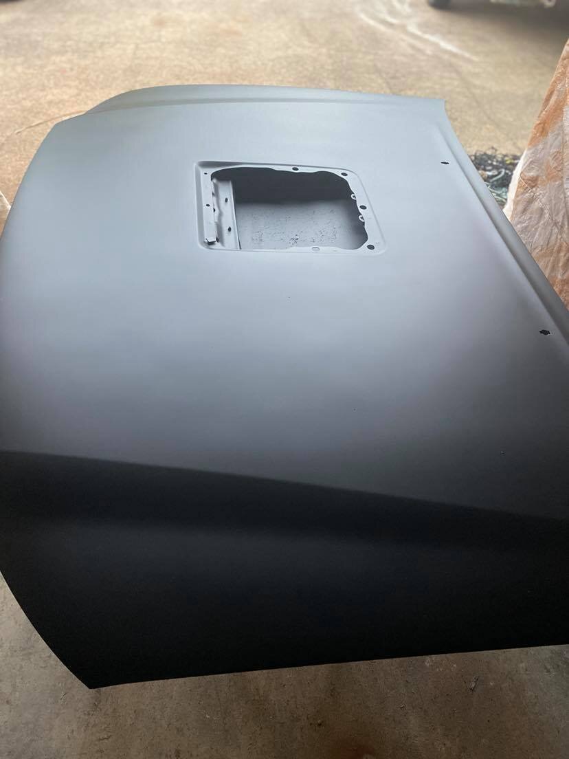 Sandblast_car bonnet