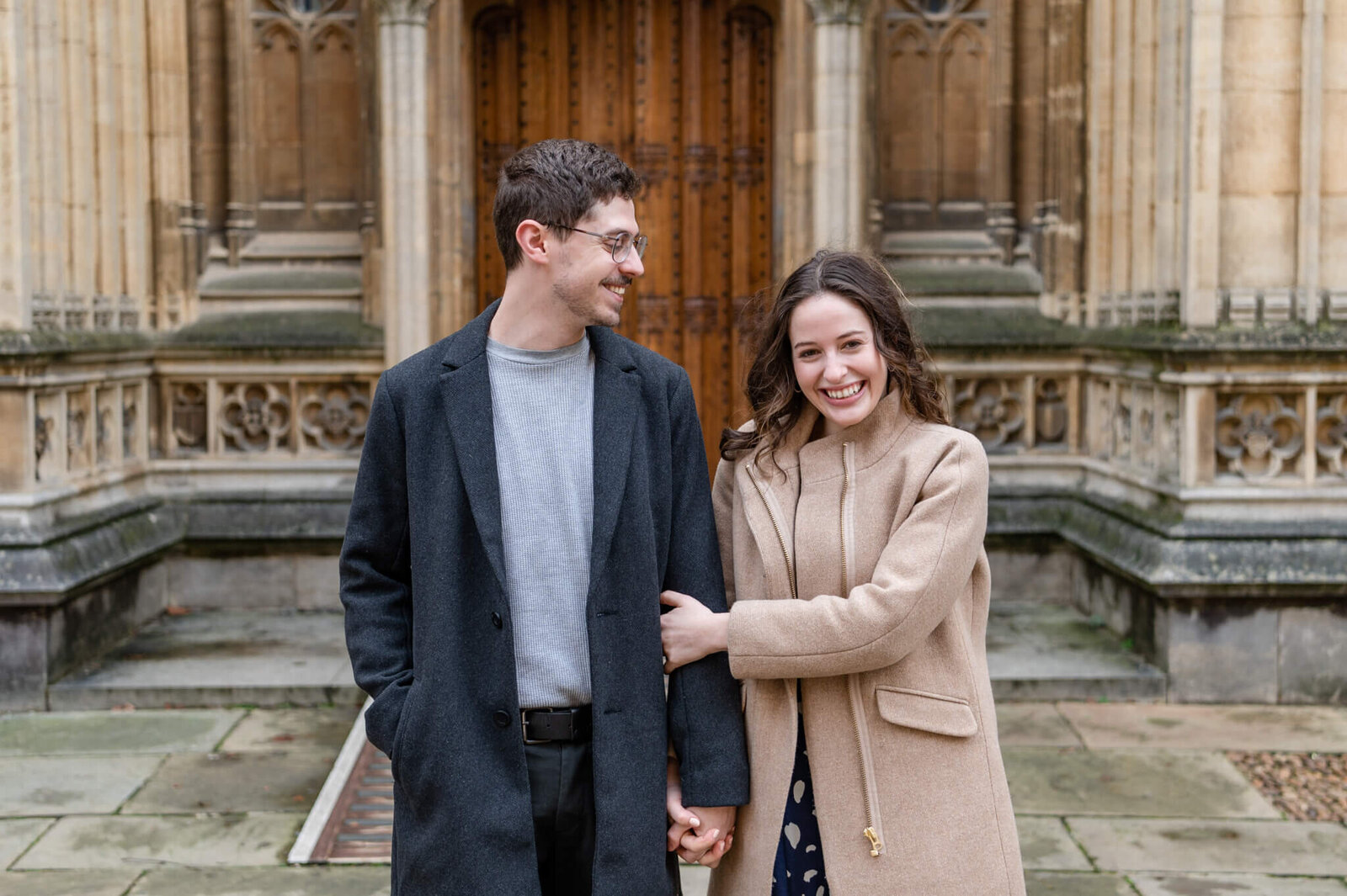 Oxford Engagement Photoshoot - Oxford Wedding Photographer - Bodleian Library - Chloe Bolam - M&J -6