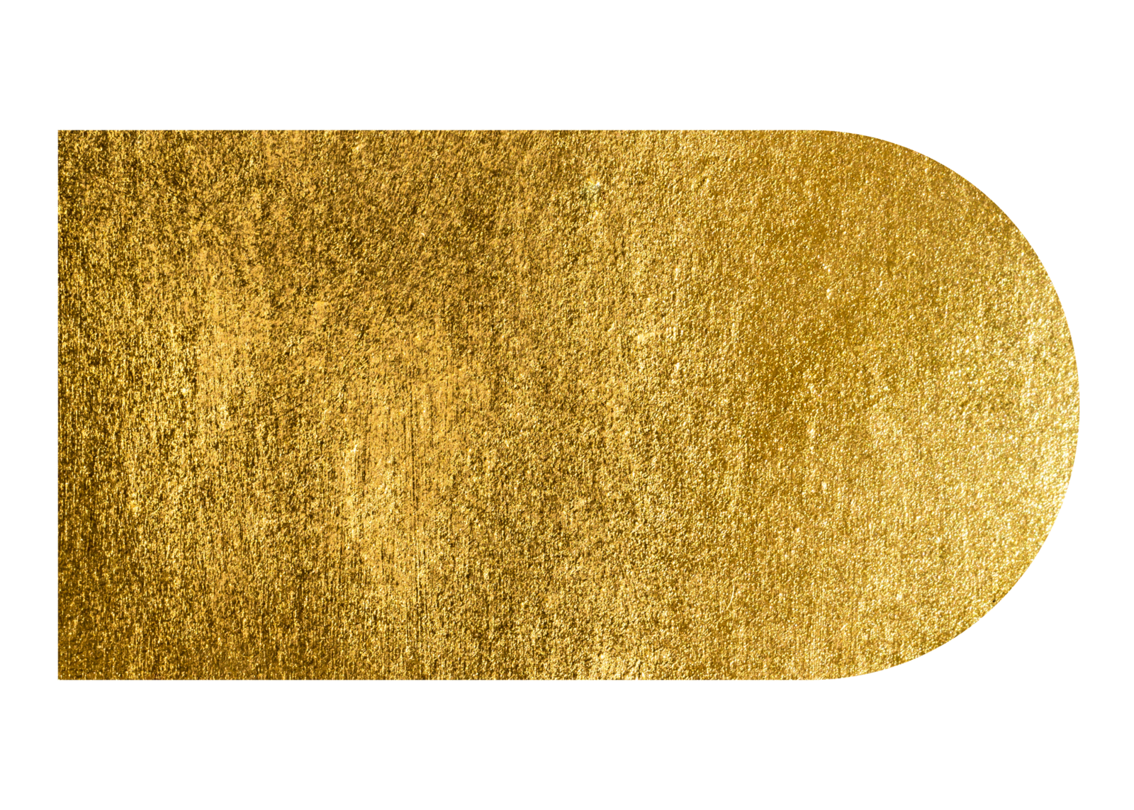 Gold metallic arch for visual treatment