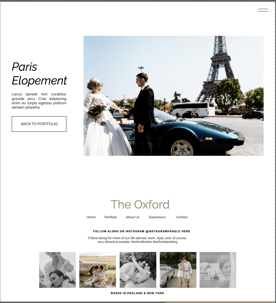website template