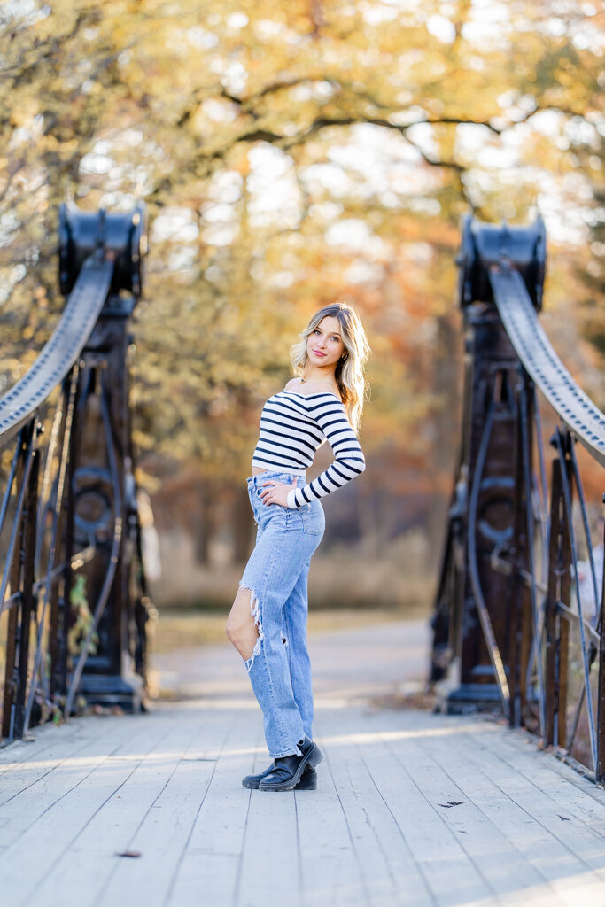 St. Louis Senior Photographer-Erika Rene Photography-Forest Park-Victorian Bridge-33