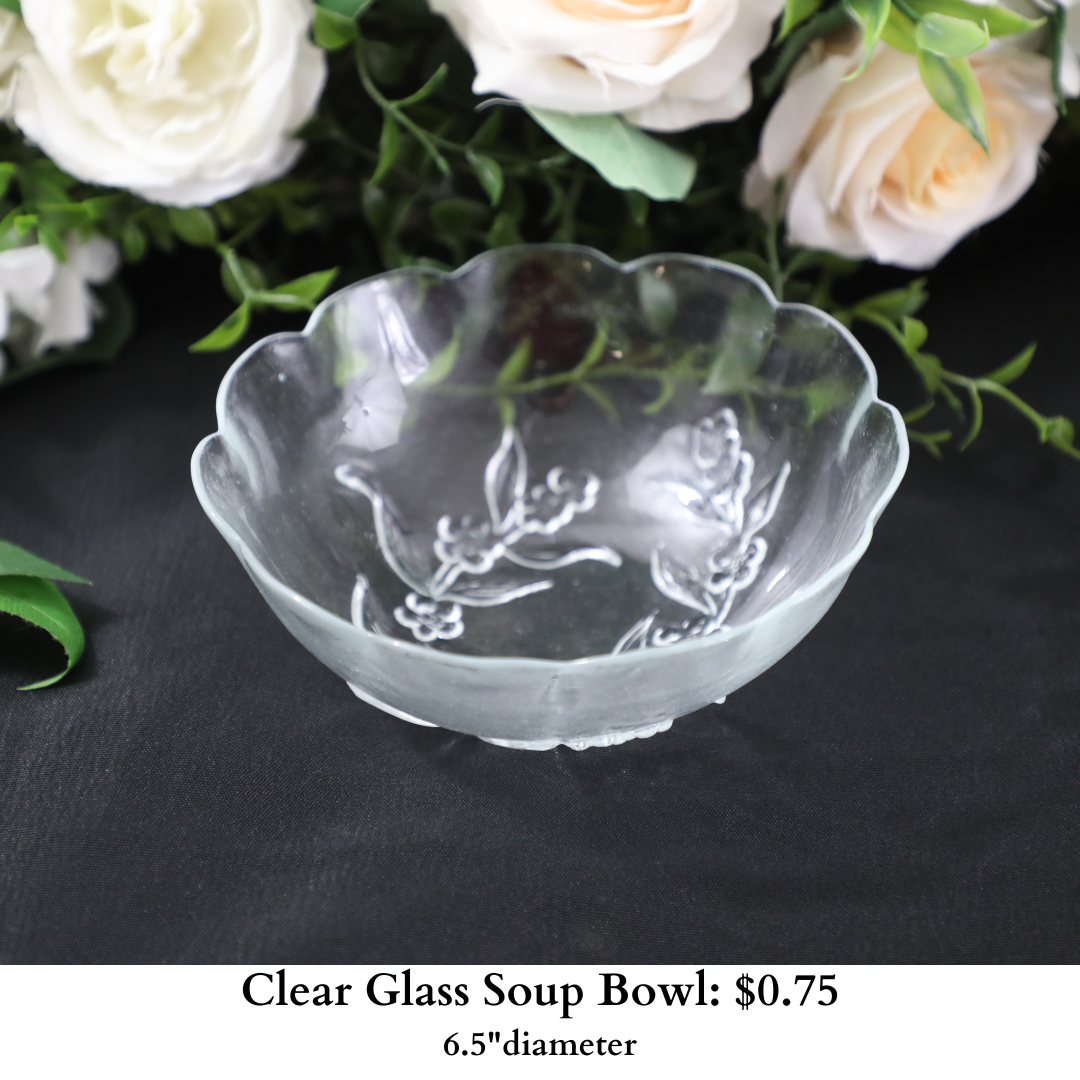 Clear Glass Soup Bowl-415