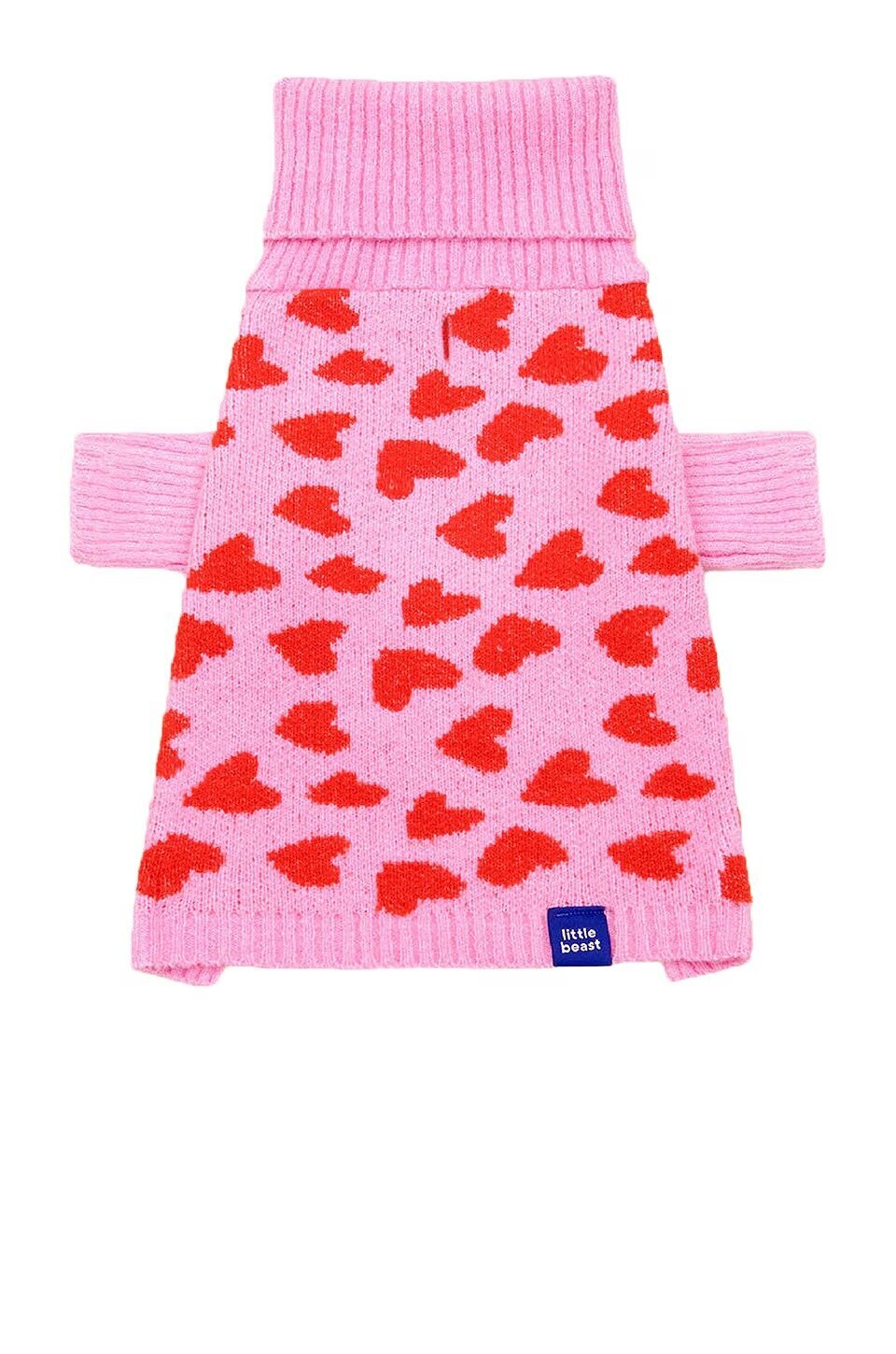 dog heart sweater