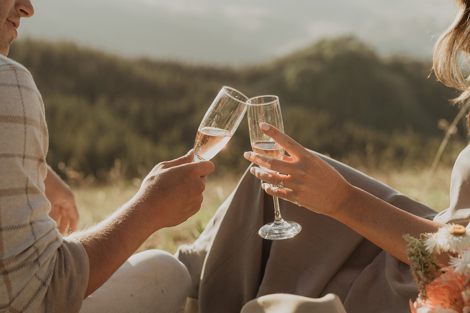 The Little Nell wedding proposal photos mountain in Aspen, Colorado