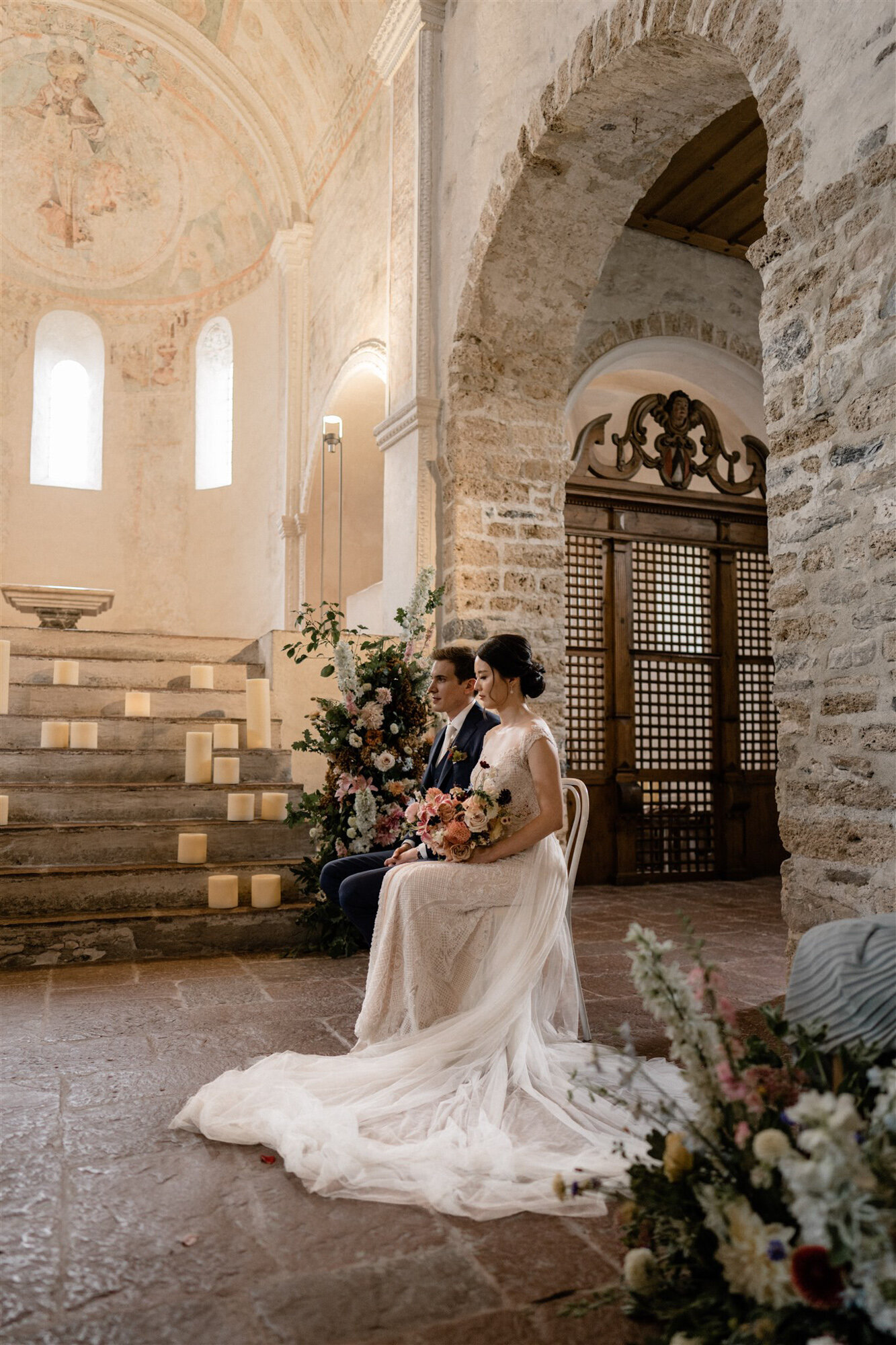 Lily + Roman Castle Wedding Spiez Lake Thun --144