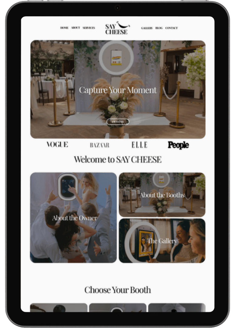 website-desing-for-wedding-vendor-photo-booth