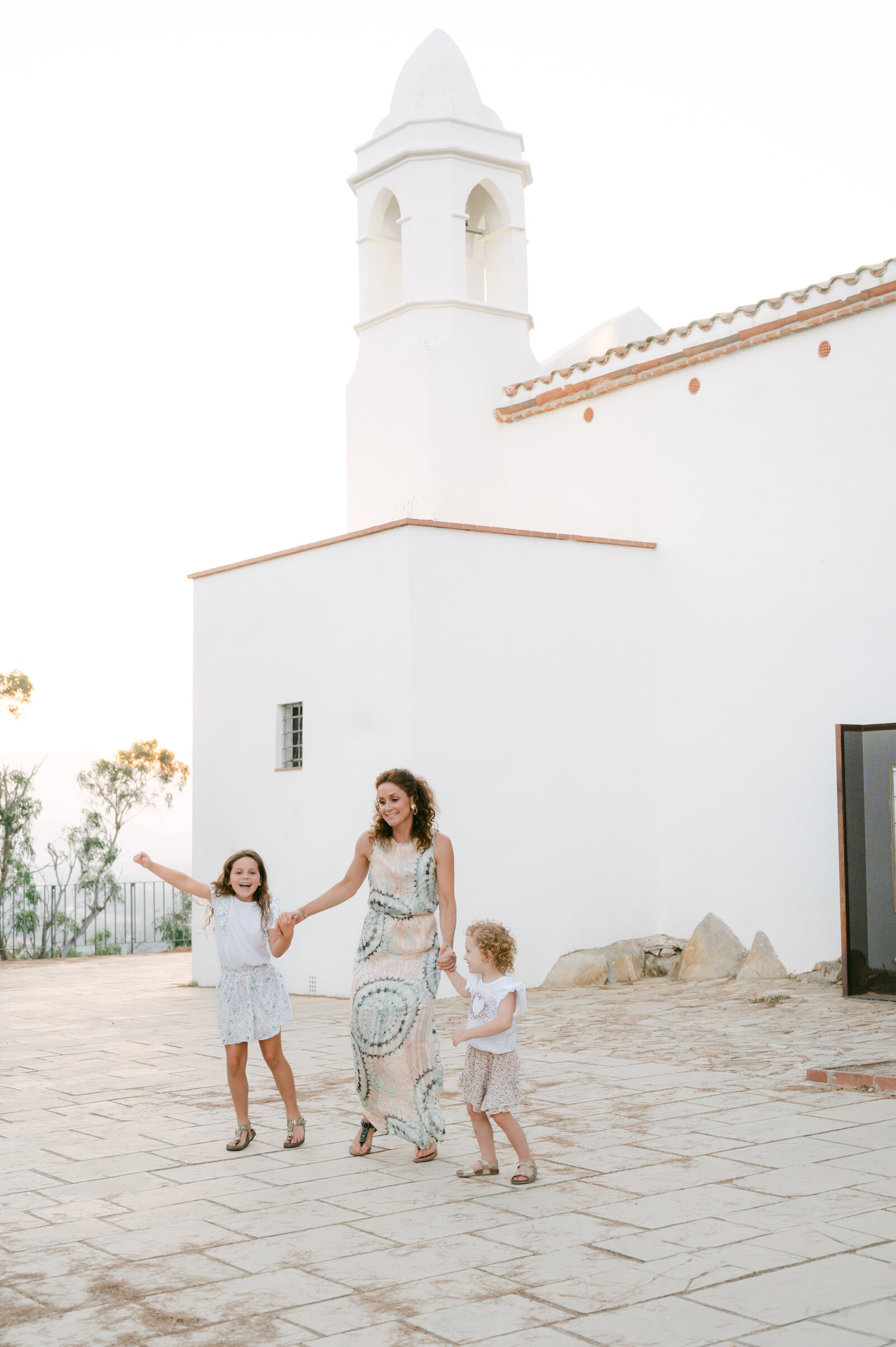 Familyshoot in Blanes bij mooi kasteel