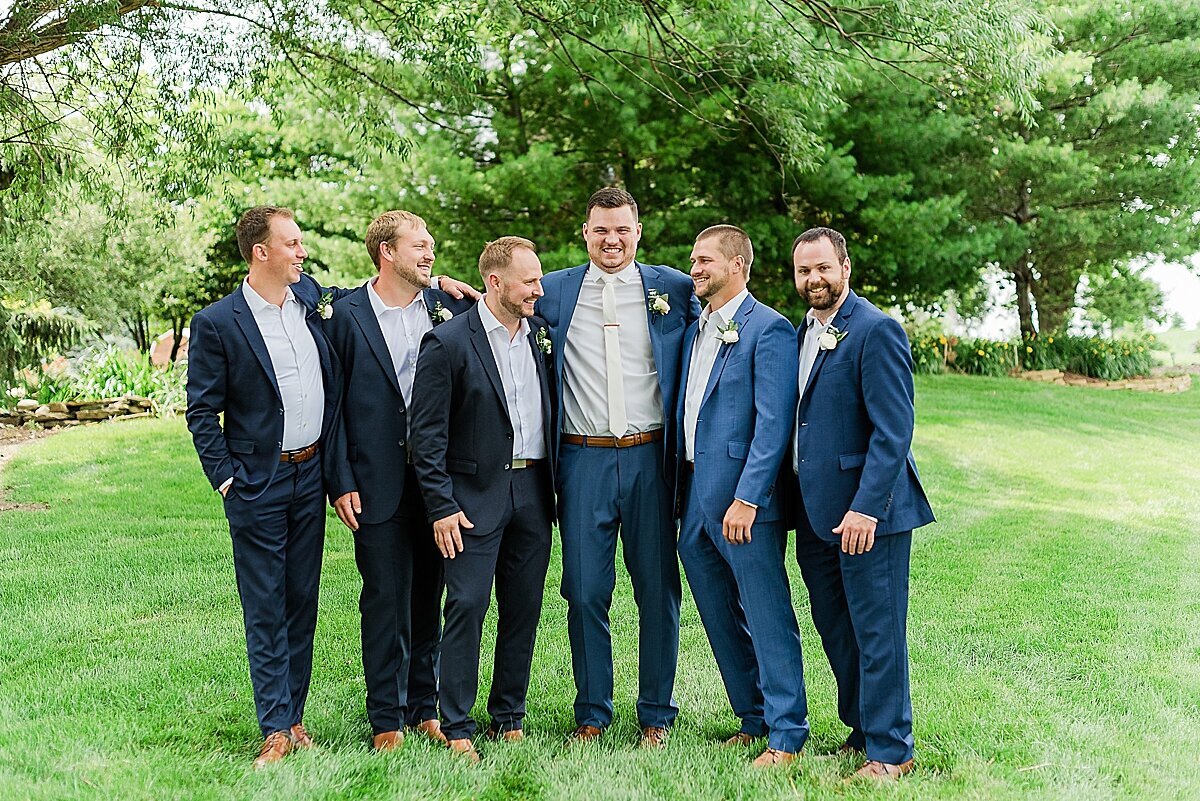 Mint Green & Navy Summer Wedding at Pear Tree Estate | Champaign, IL_0026