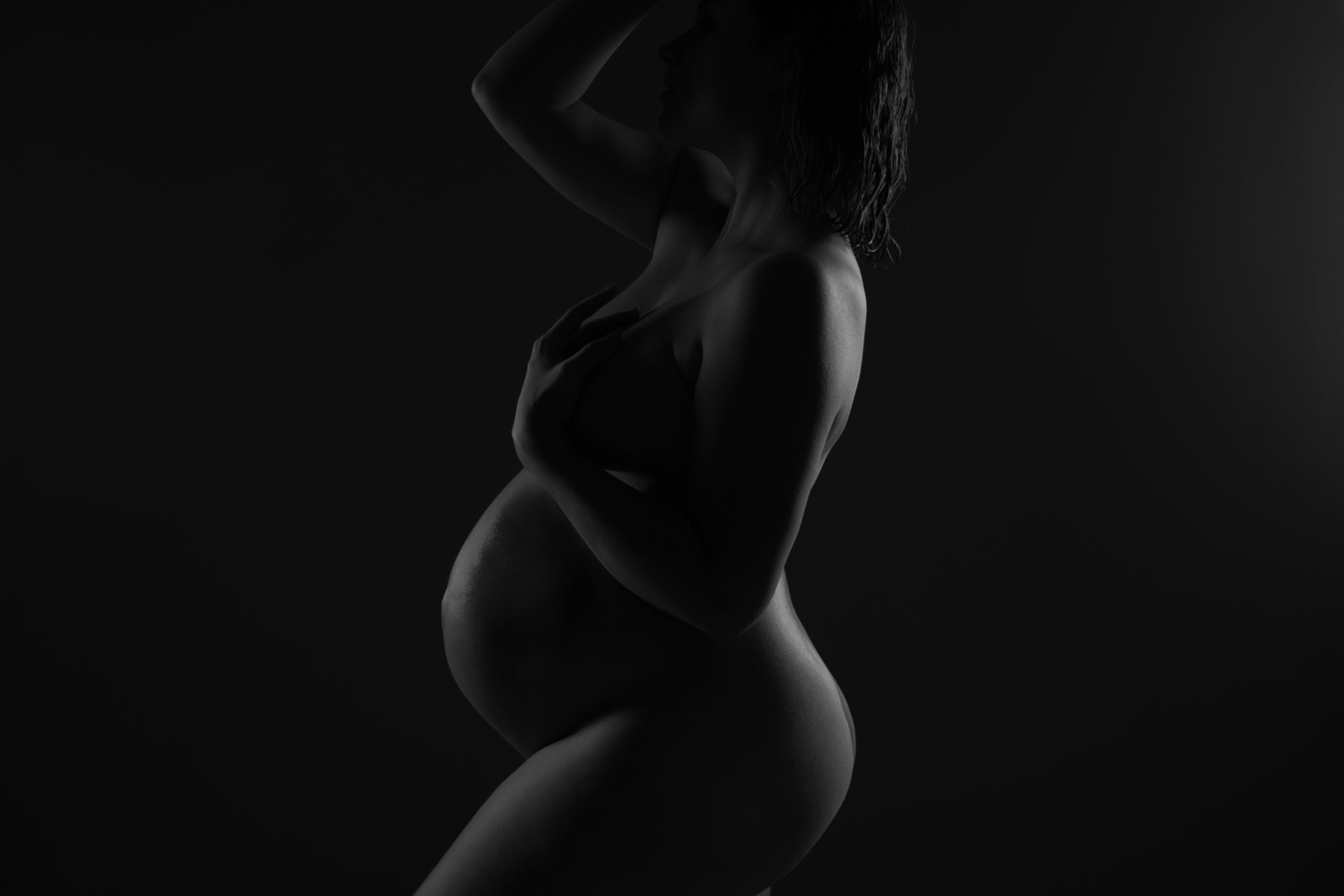Pregnancy Photoshoot, Maternity, Sonia, Felicia Reed Photography, Austin, Tx, Black and white