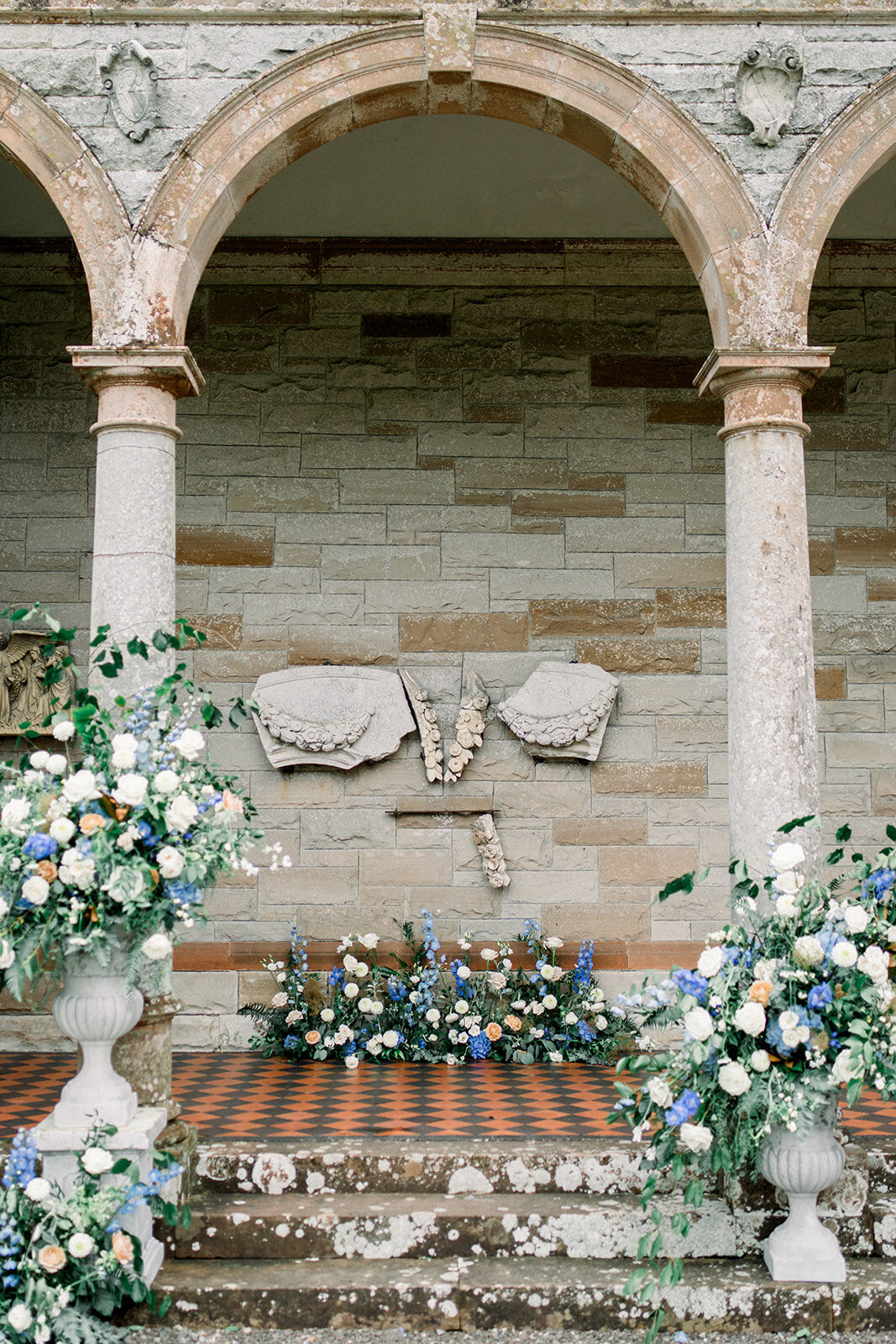 Wedding Ceremony Alter at Castle Leslie Wedding, Ireland