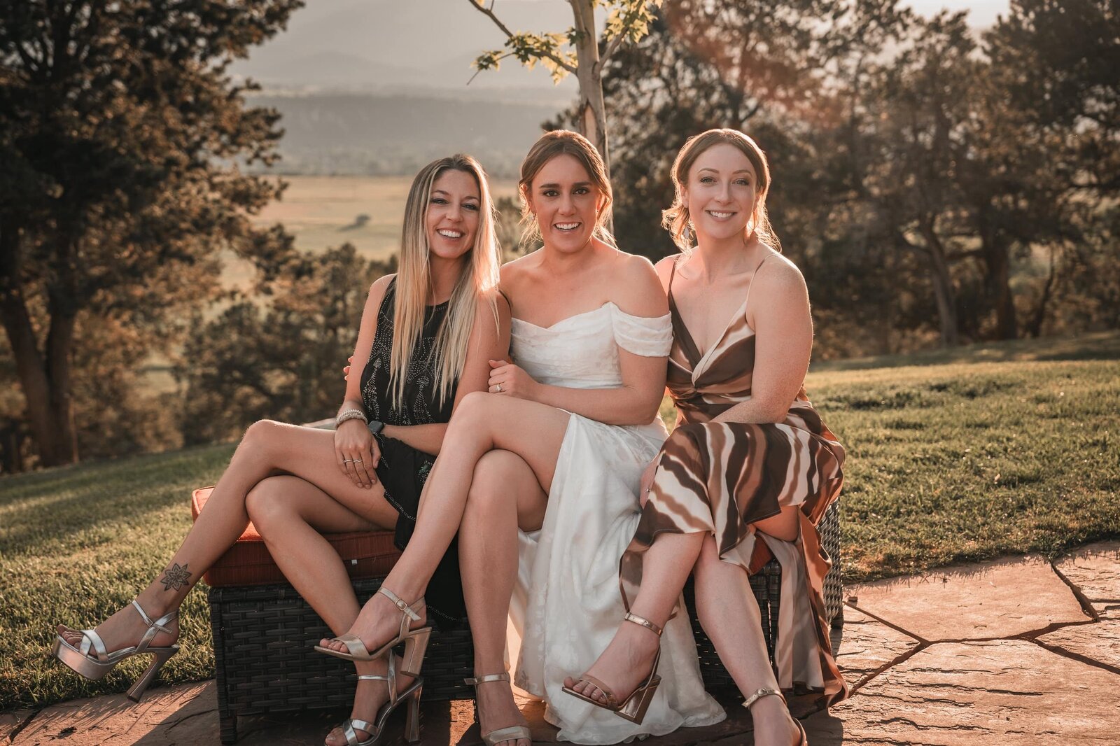 Guests celebrating at an Aspen wedding