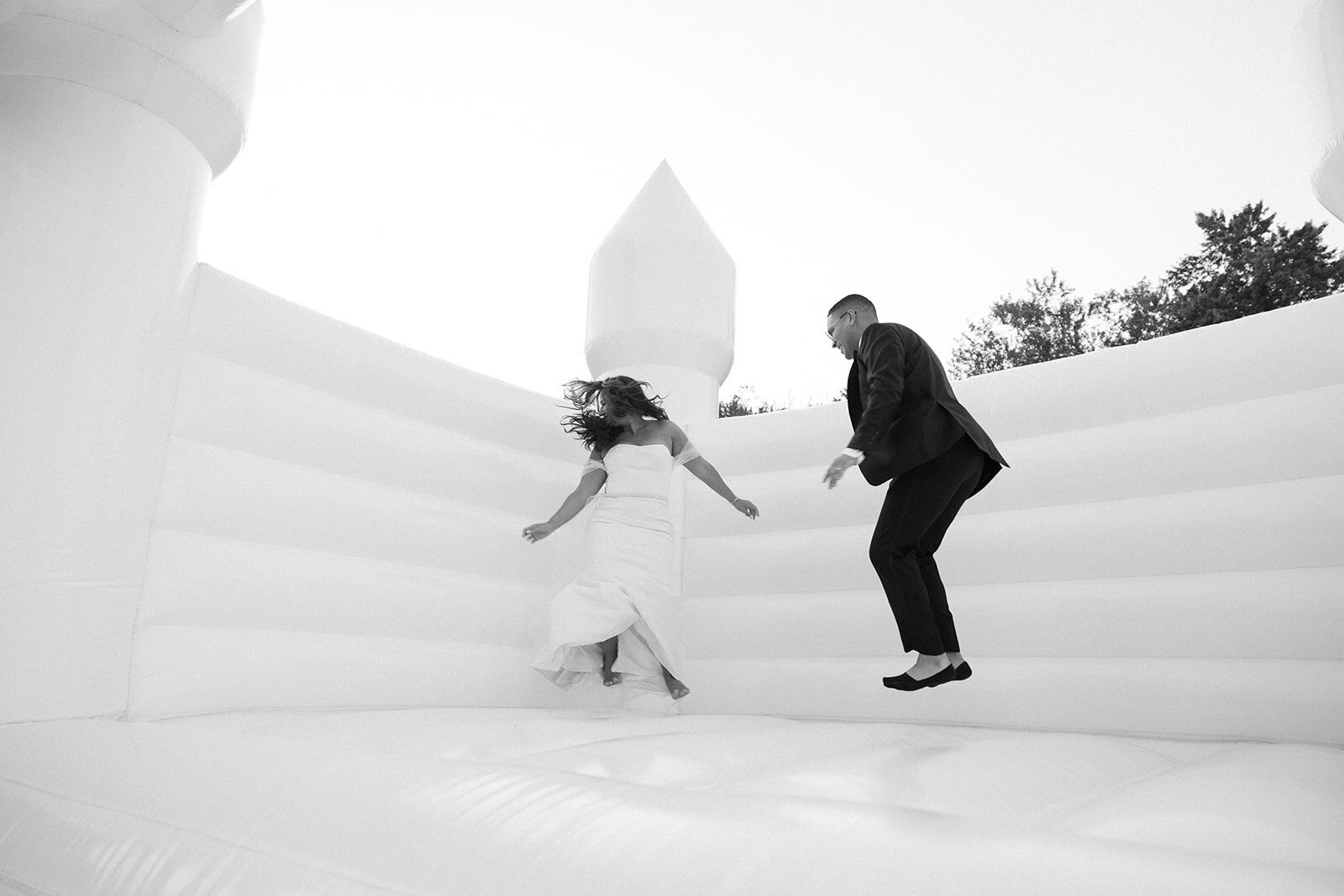 A- Private- Estate- Wedding- Bounce- House- Fun