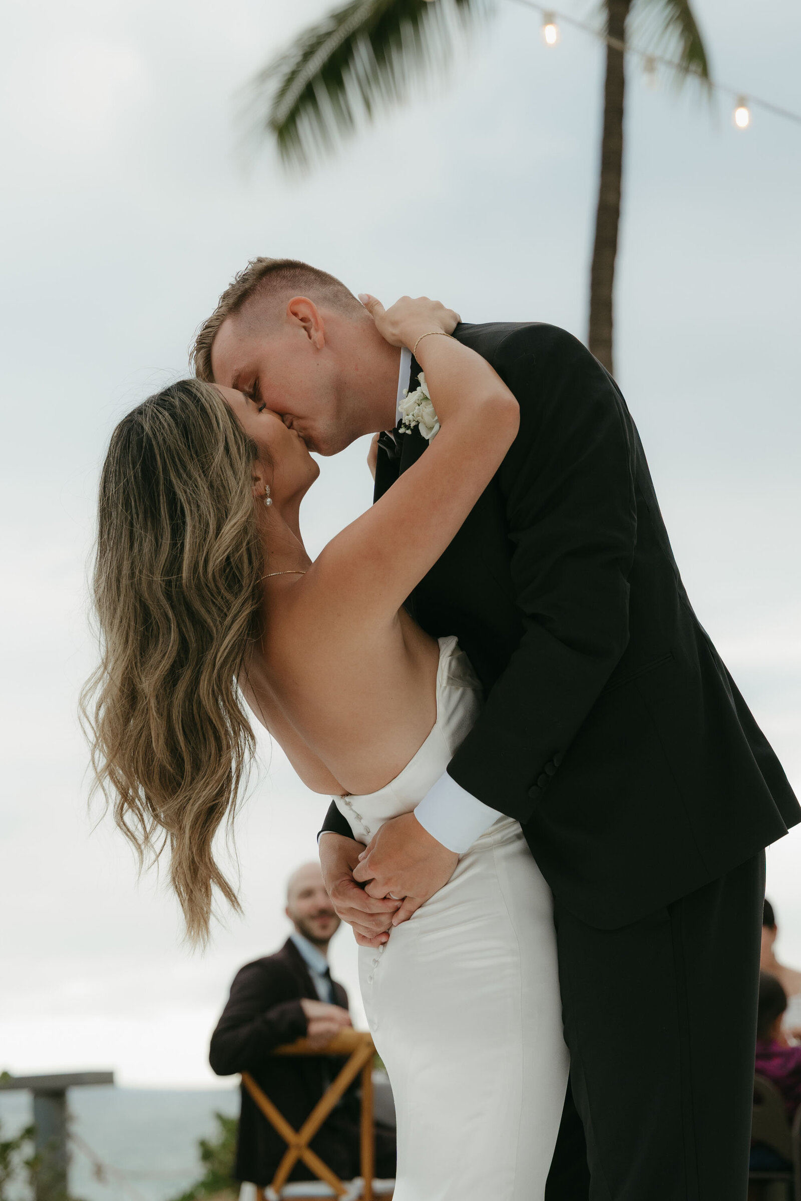 Kayli & Robbie first dance at Andaz Maui Wailea wedding