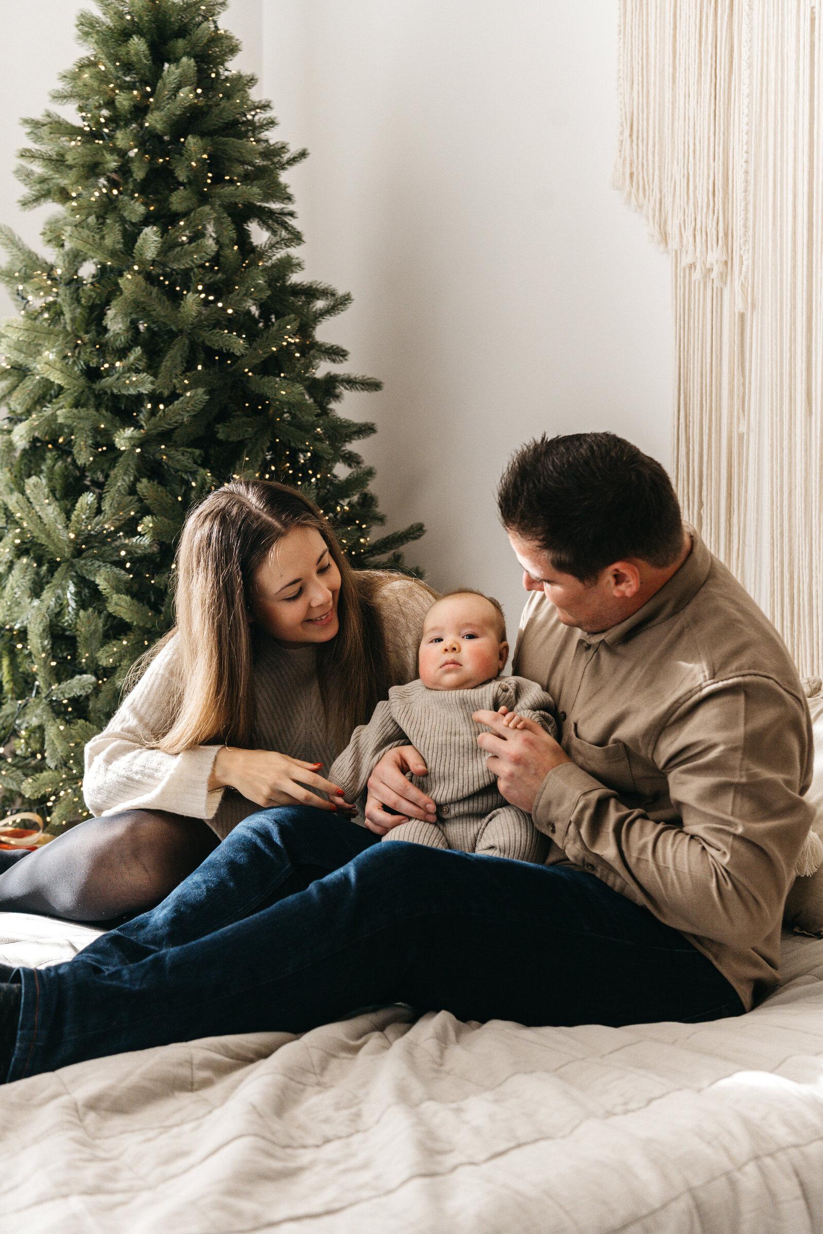 Kerstshoot in Daglicht studio Tienen