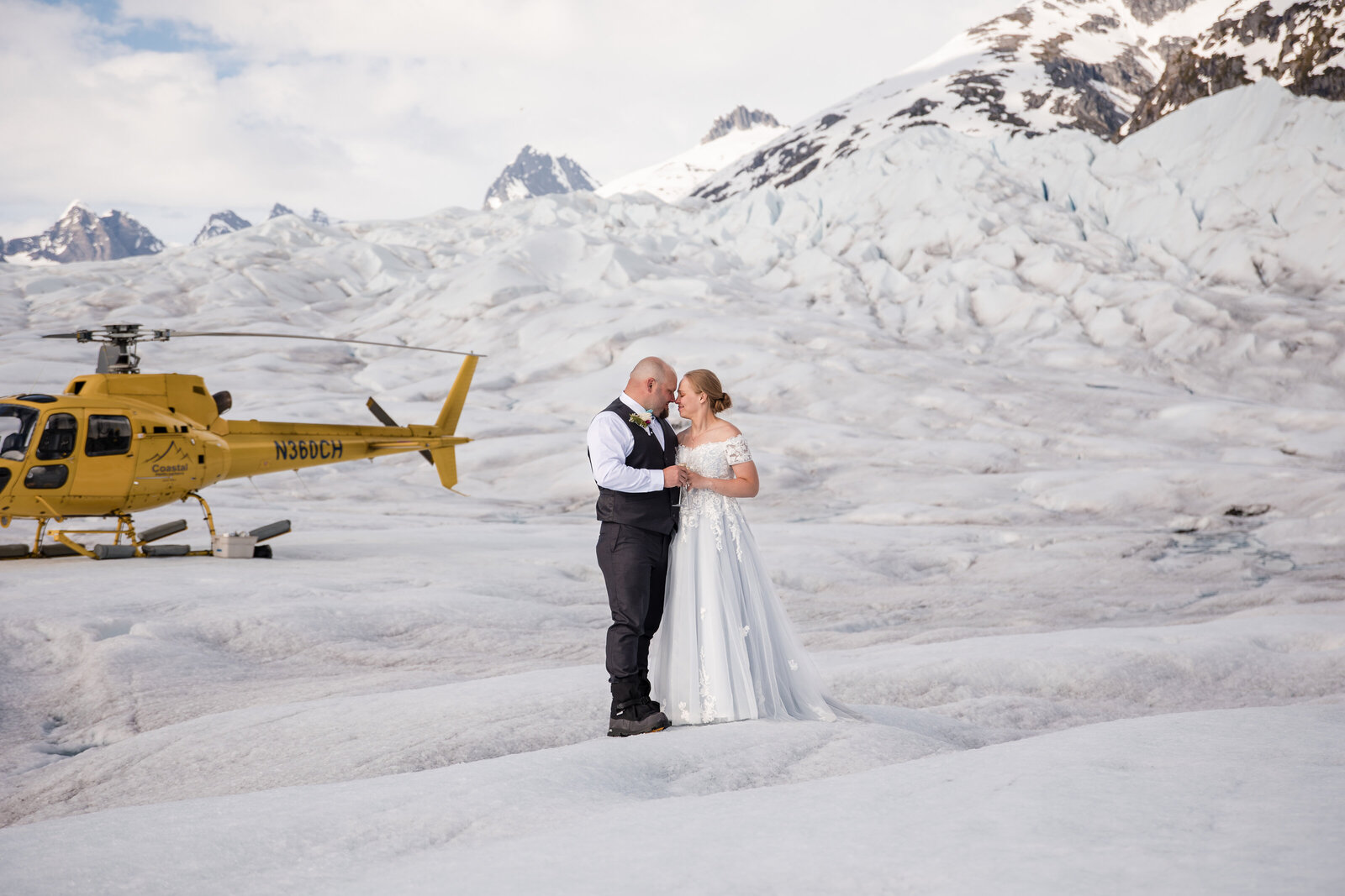 Christine Johnson Photography - Rachel and Bill Wedding Glacier Juneau AK -50