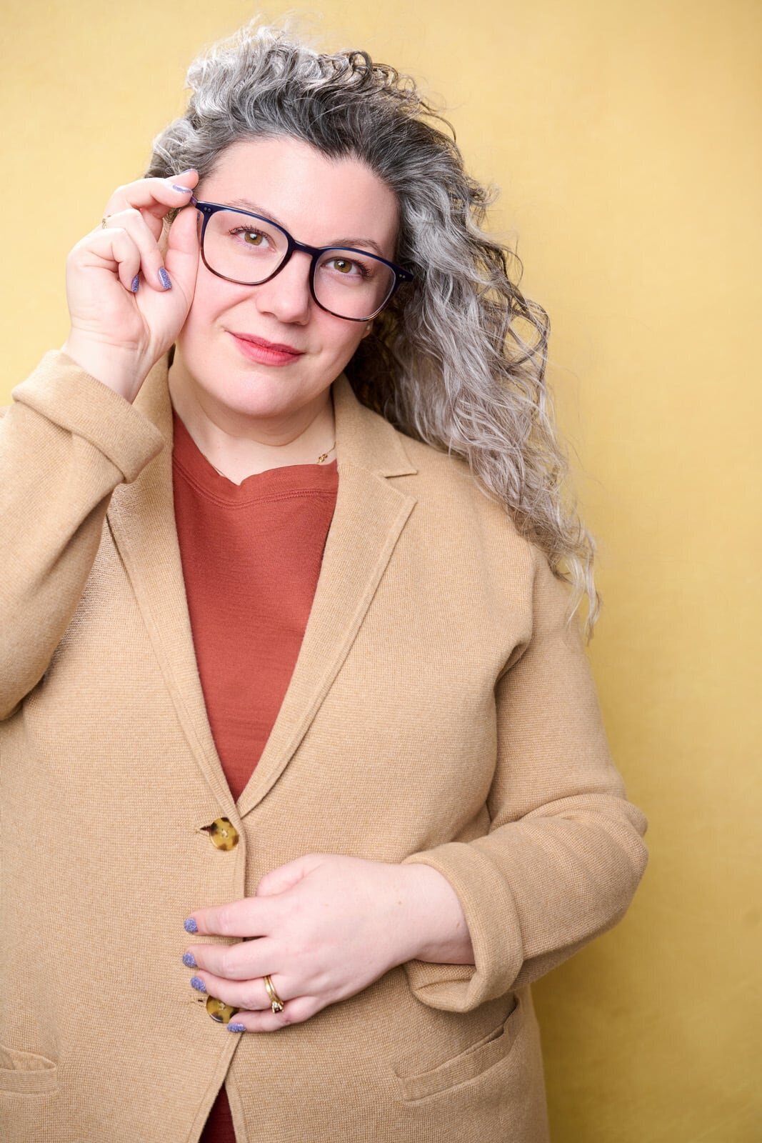 Professional Headshot Photographer Captures Elegant Portrait in Minneapolis Studio-69