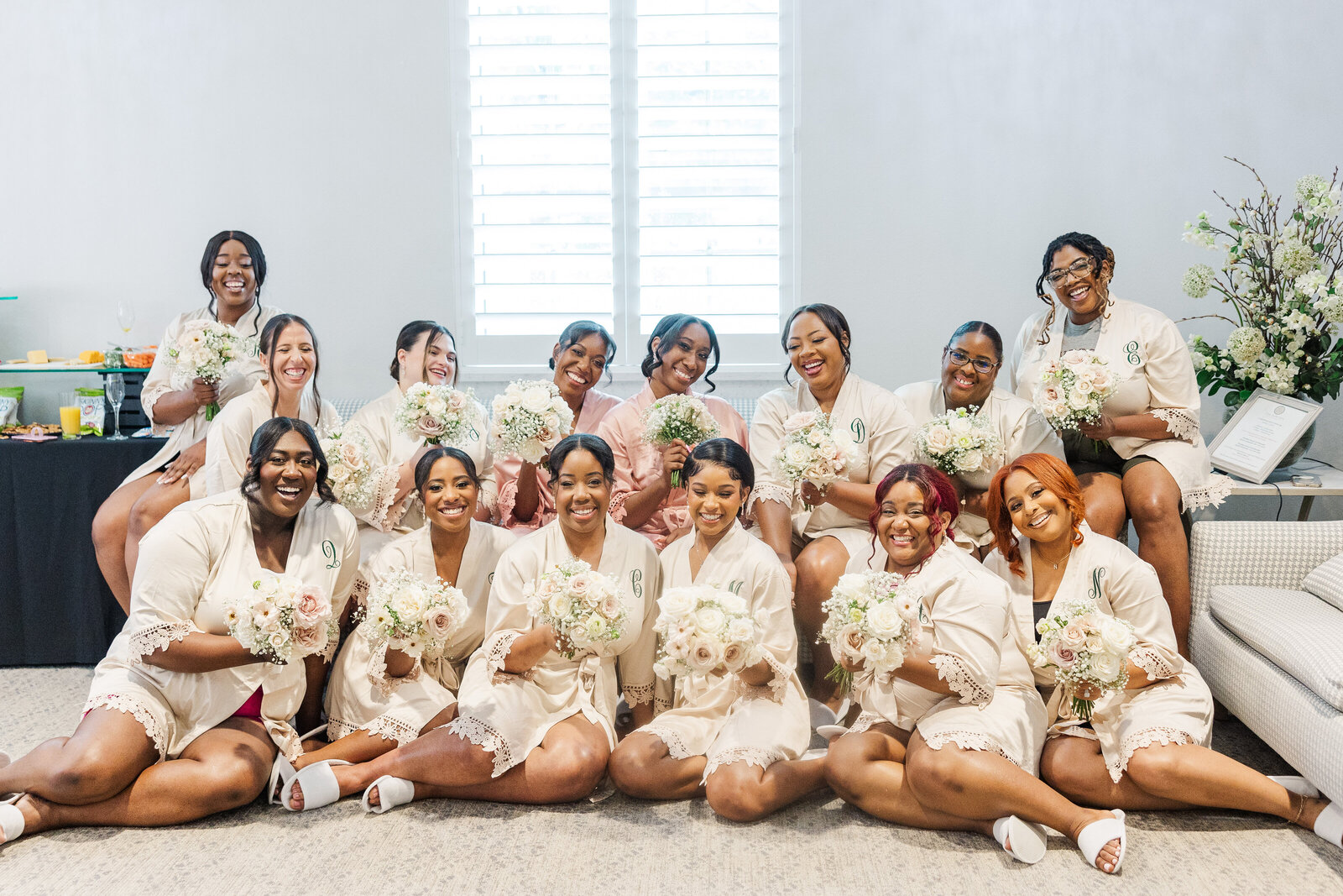 Pre wedding bride and bridesmaids photoshoot