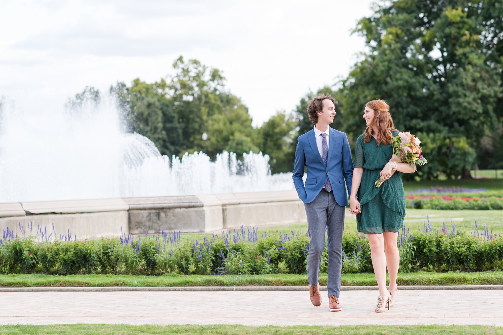 Fountain Square Engagement-Katy + David-0062