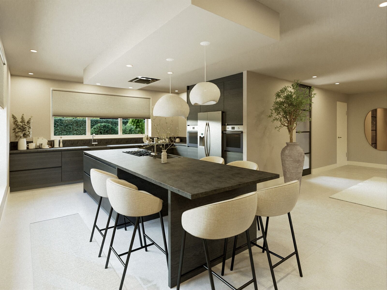 BOU Living Interieur 3D Renders Project Castricum Keuken