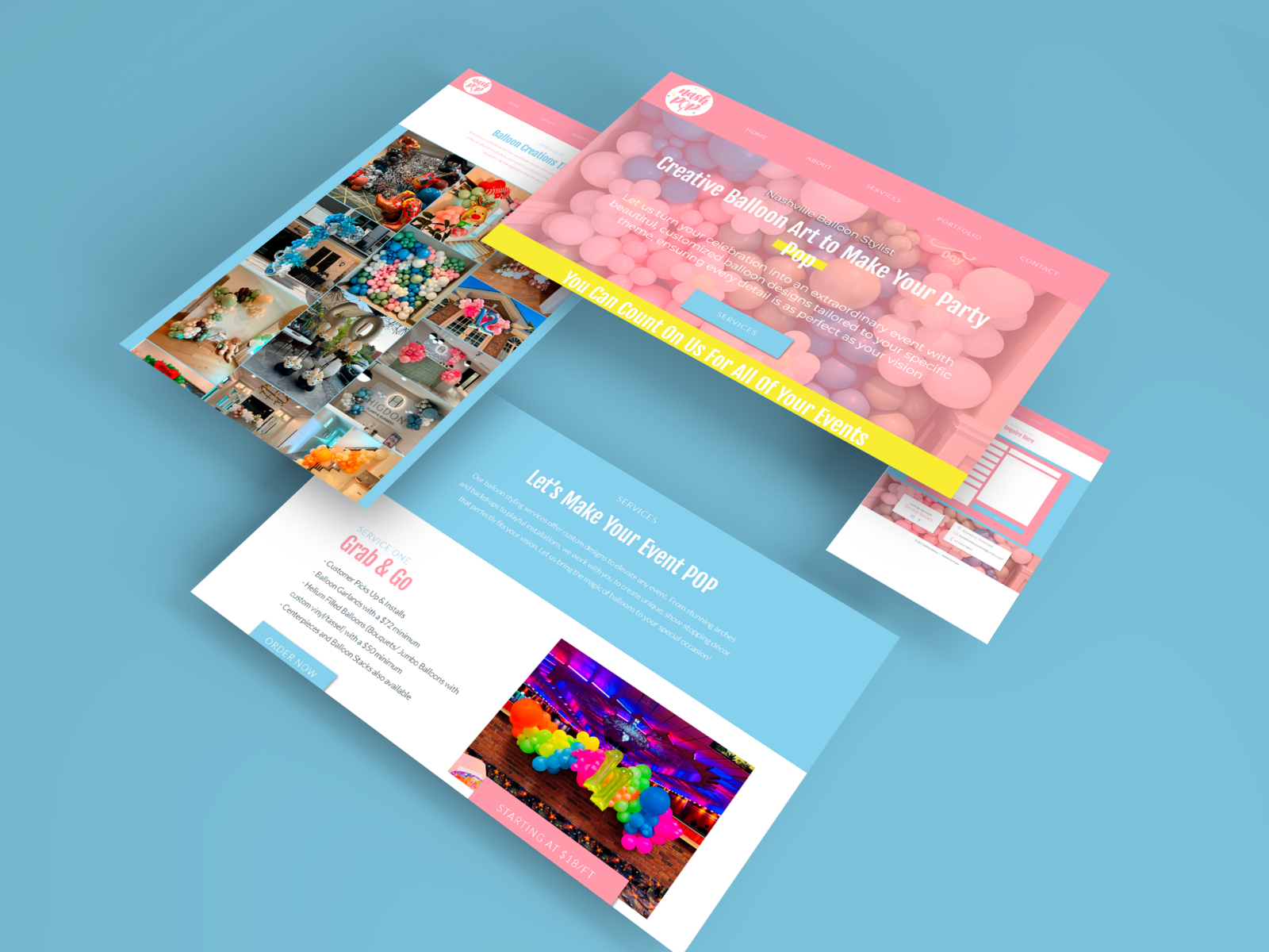 creative-website-design-mockup-for-balloon-artist