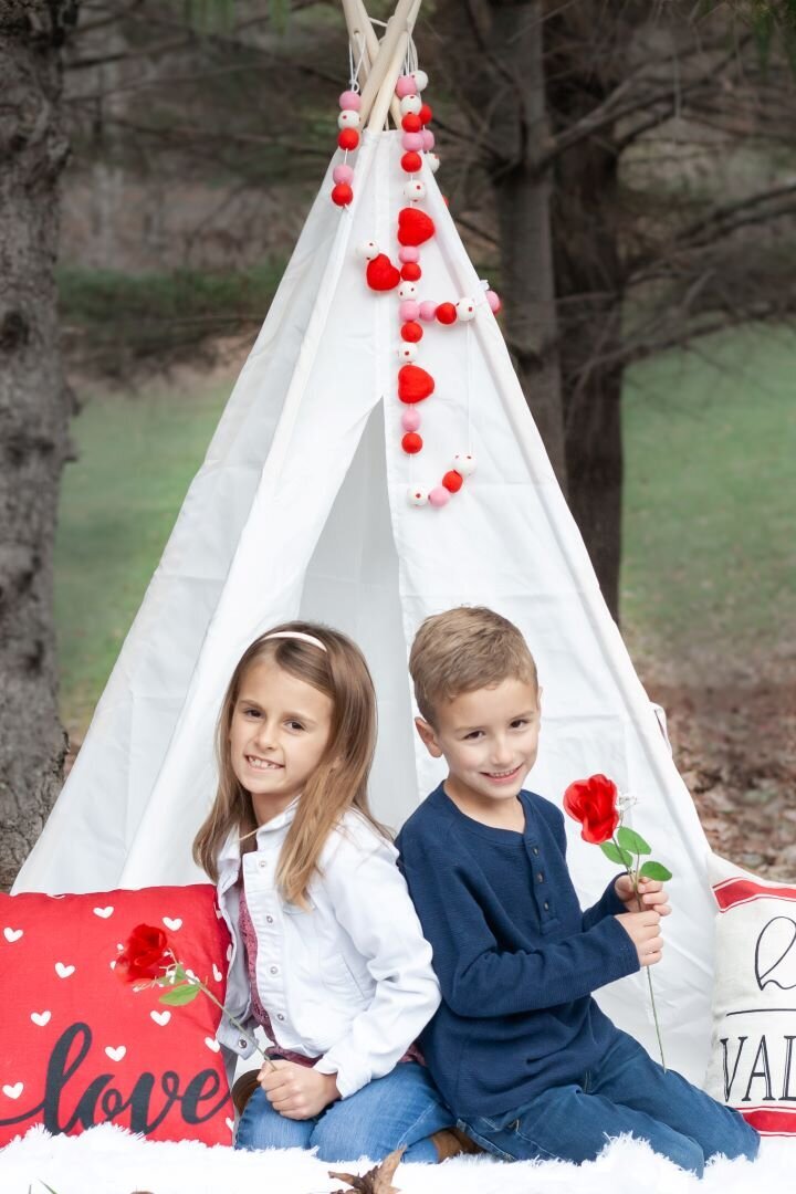 Valentine Family Photo Sevierville TN