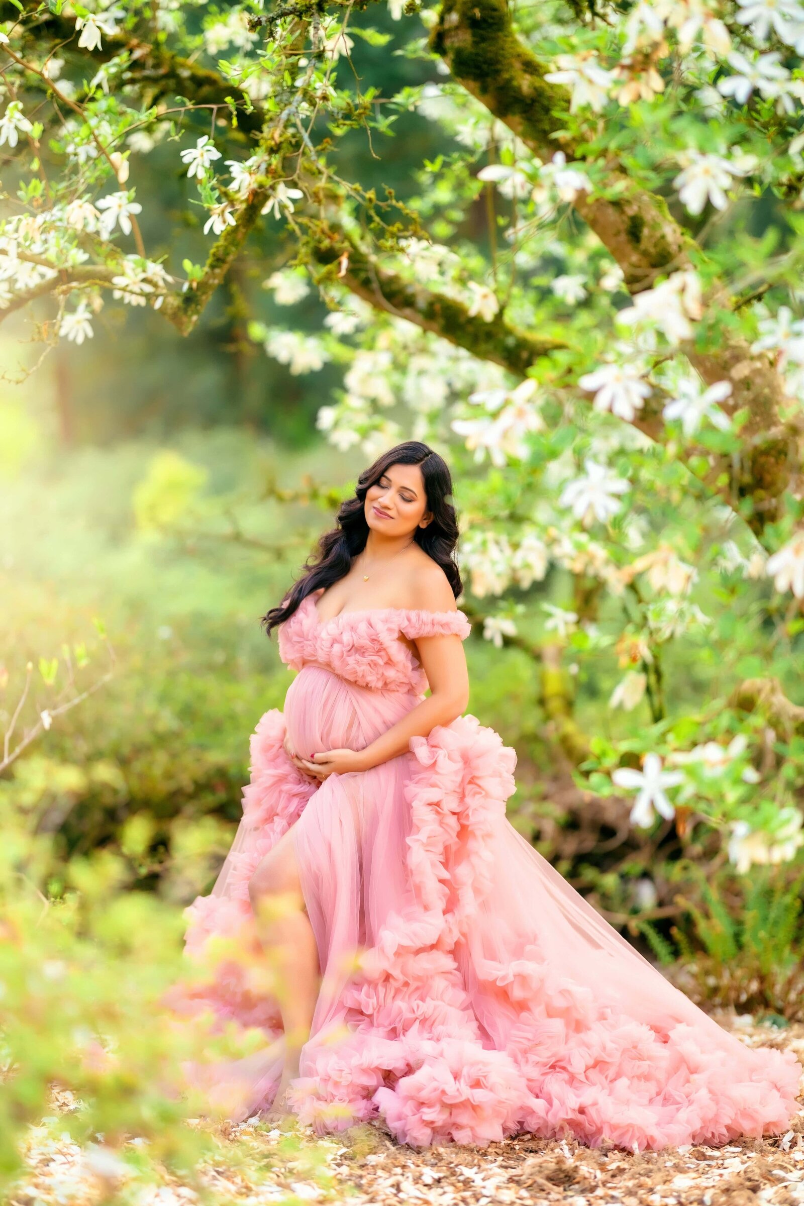 Pink Maternity Gown Seattle