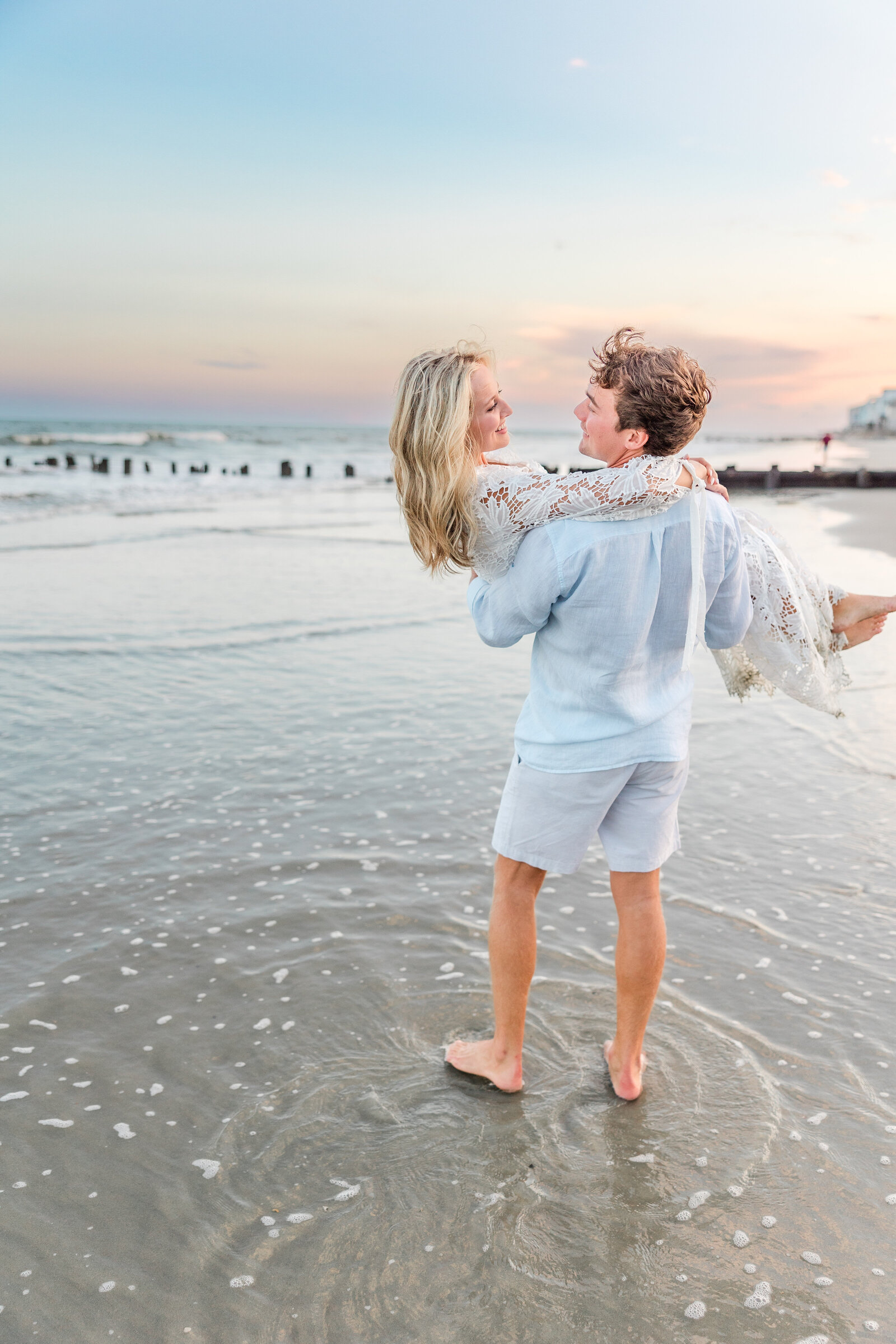 Emma Kate + Will  Beach Engagement-62