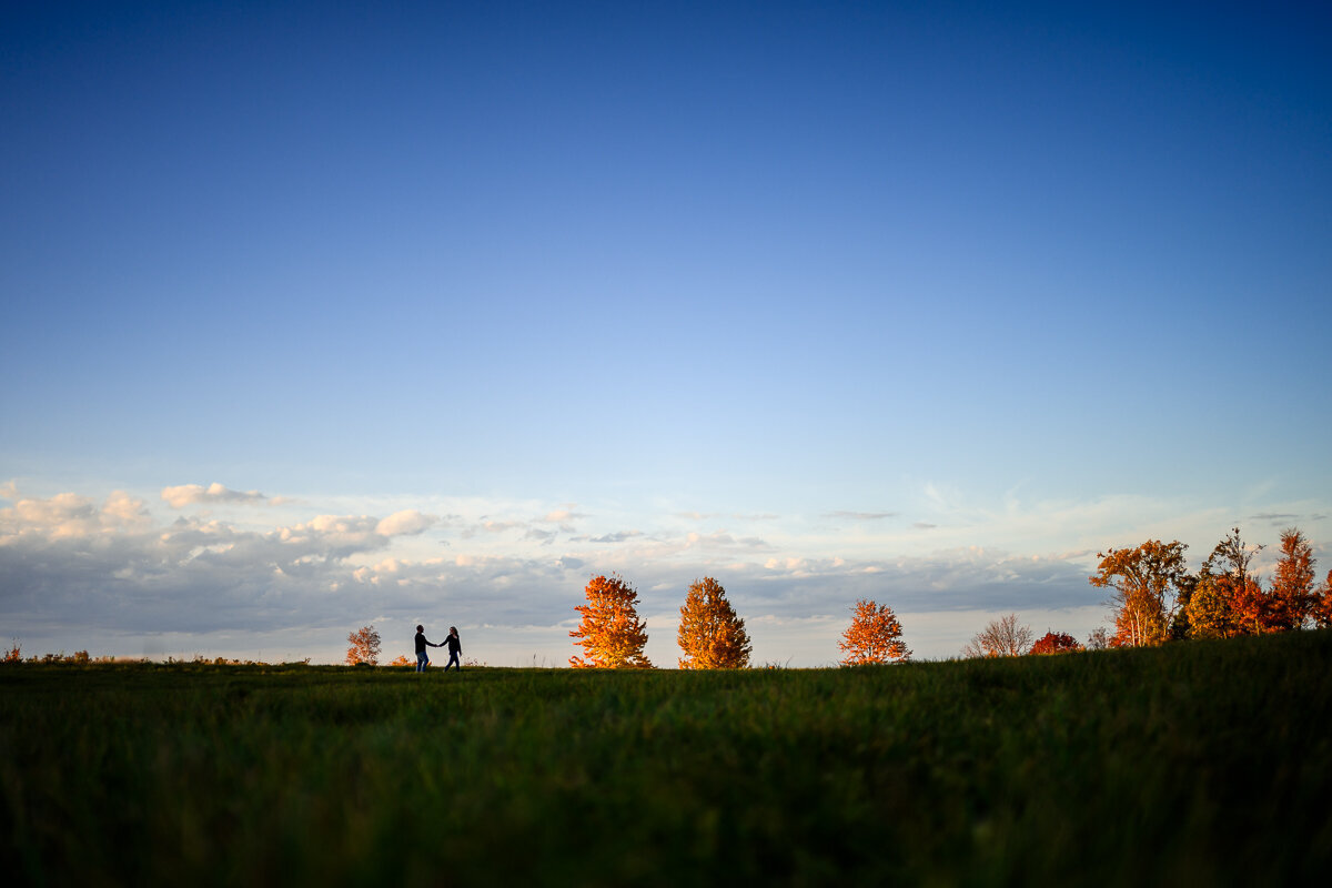 vermont-fall-engamgement session-sunset-1