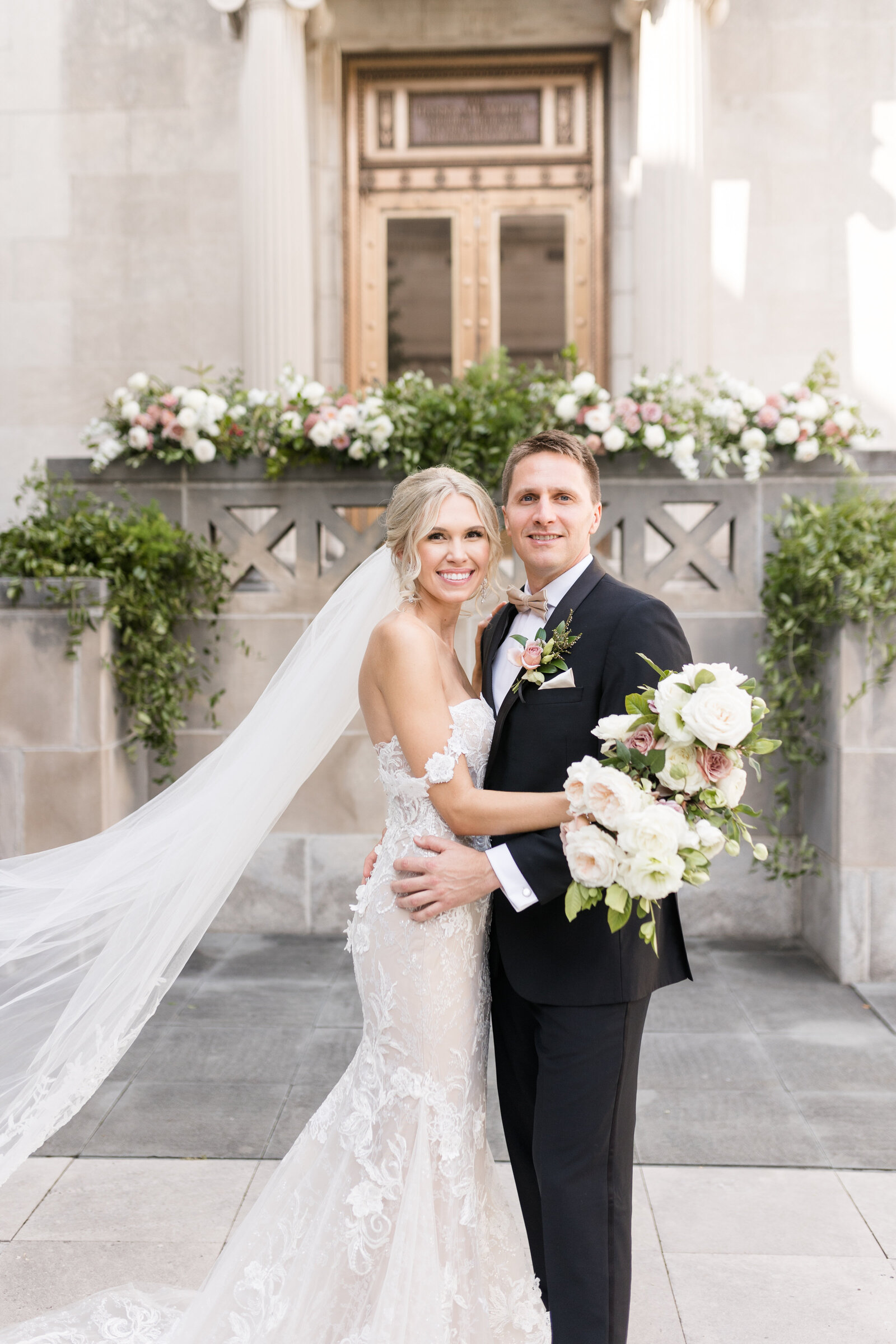 Bride and groom portraits