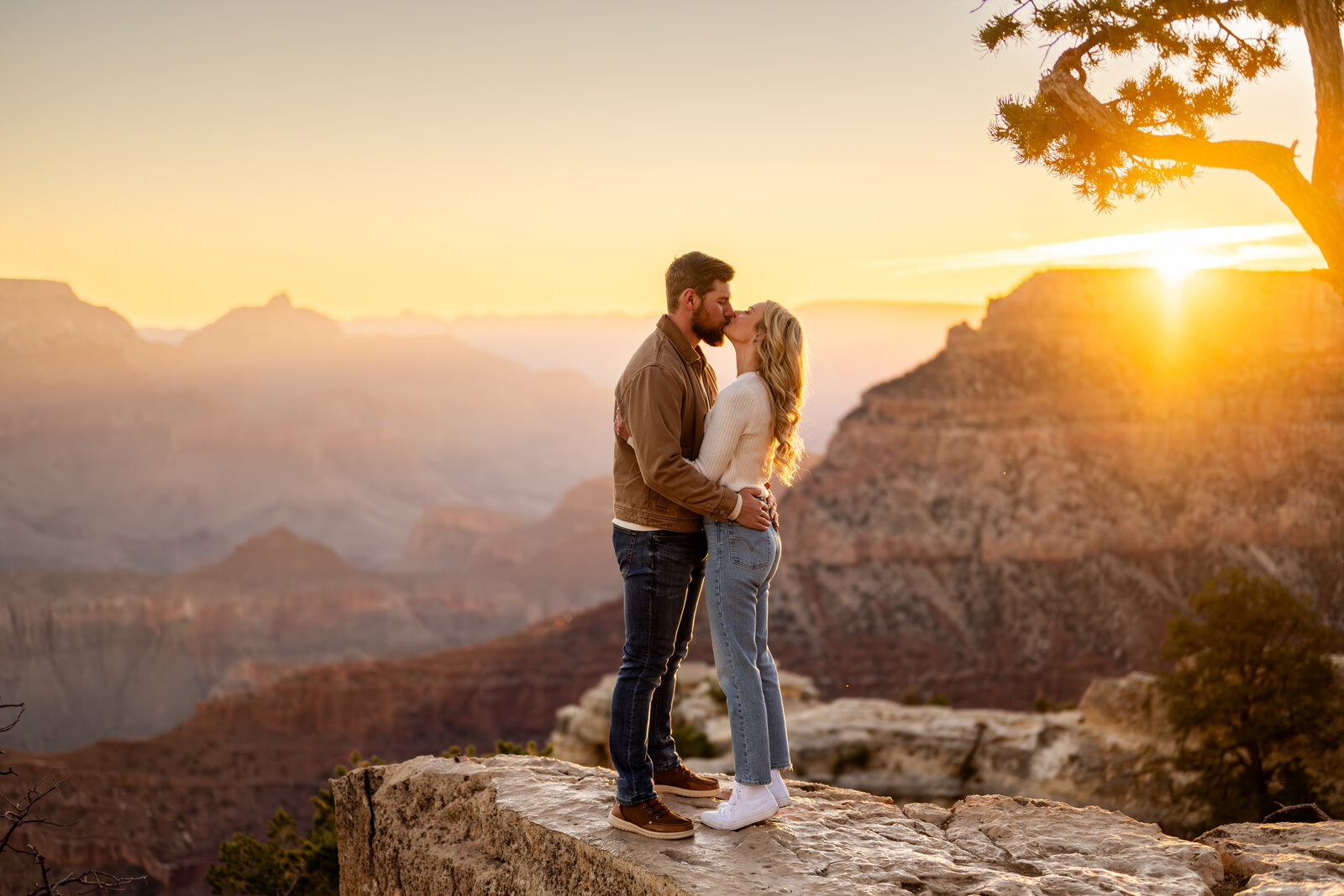 Sunrise Grand Canyon Engagement
