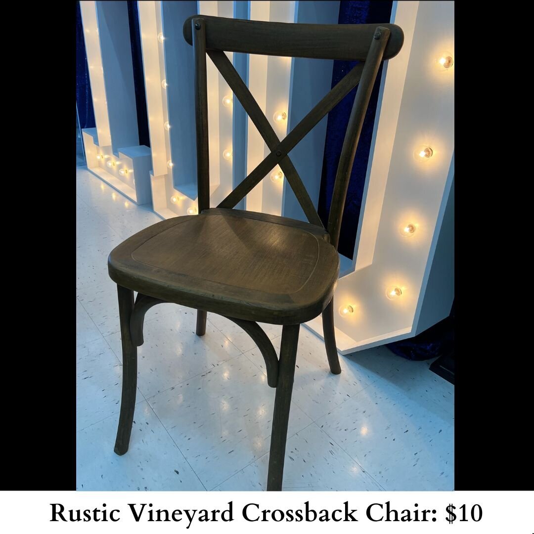 Rustic Vineyard Crossback Chair-825