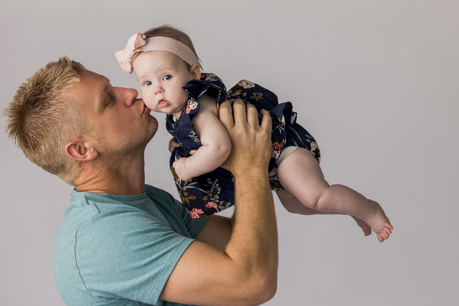 Molly Hebda Photography Dad and baby