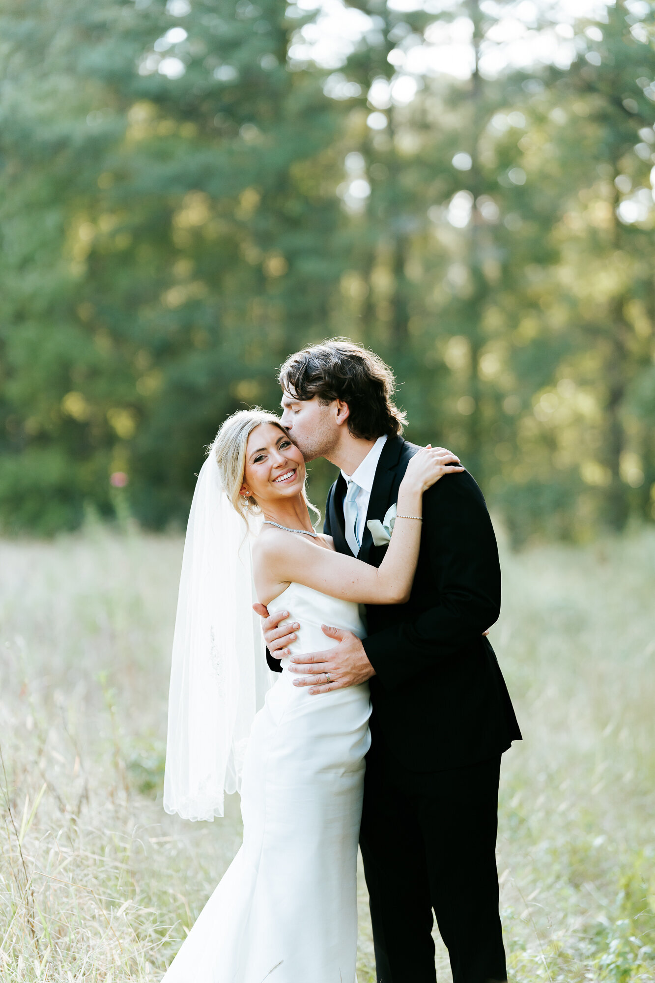 couple portrait during golden hour at The venue at Daisy Hill in South georgia
