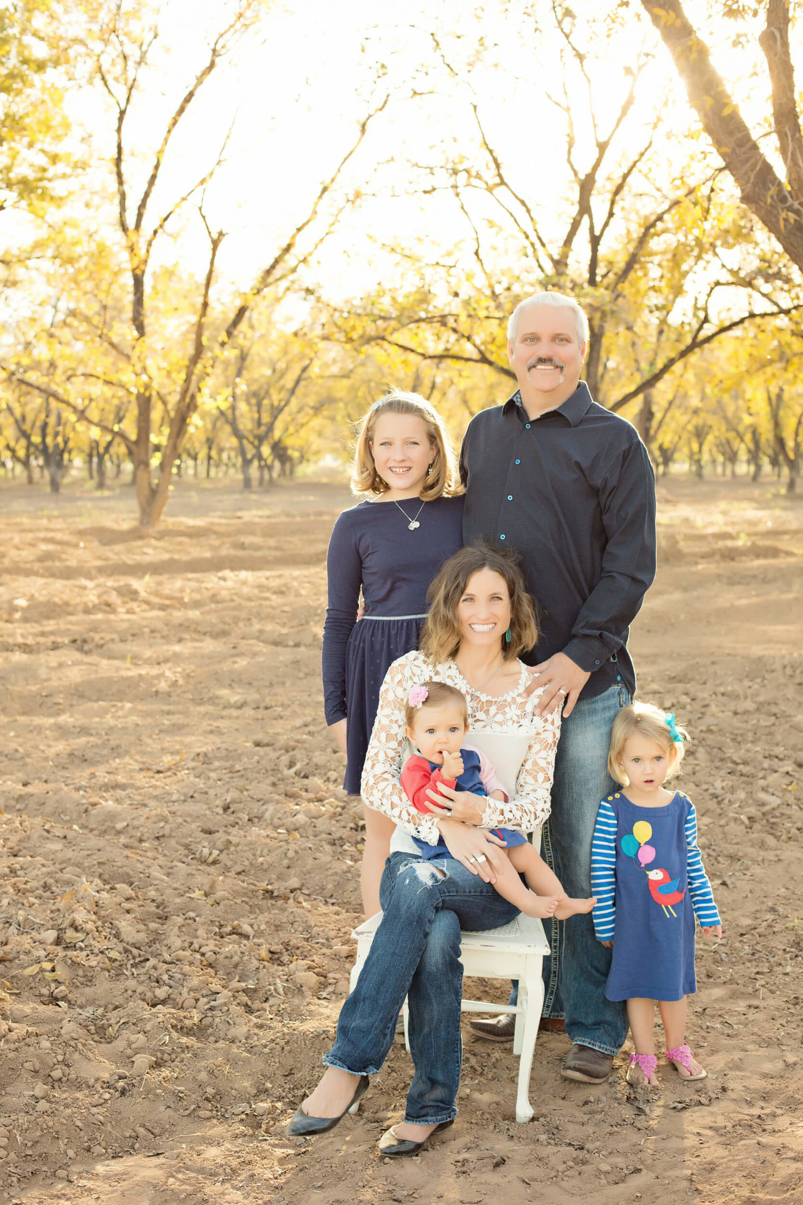 phoenix family of five outdoor photography