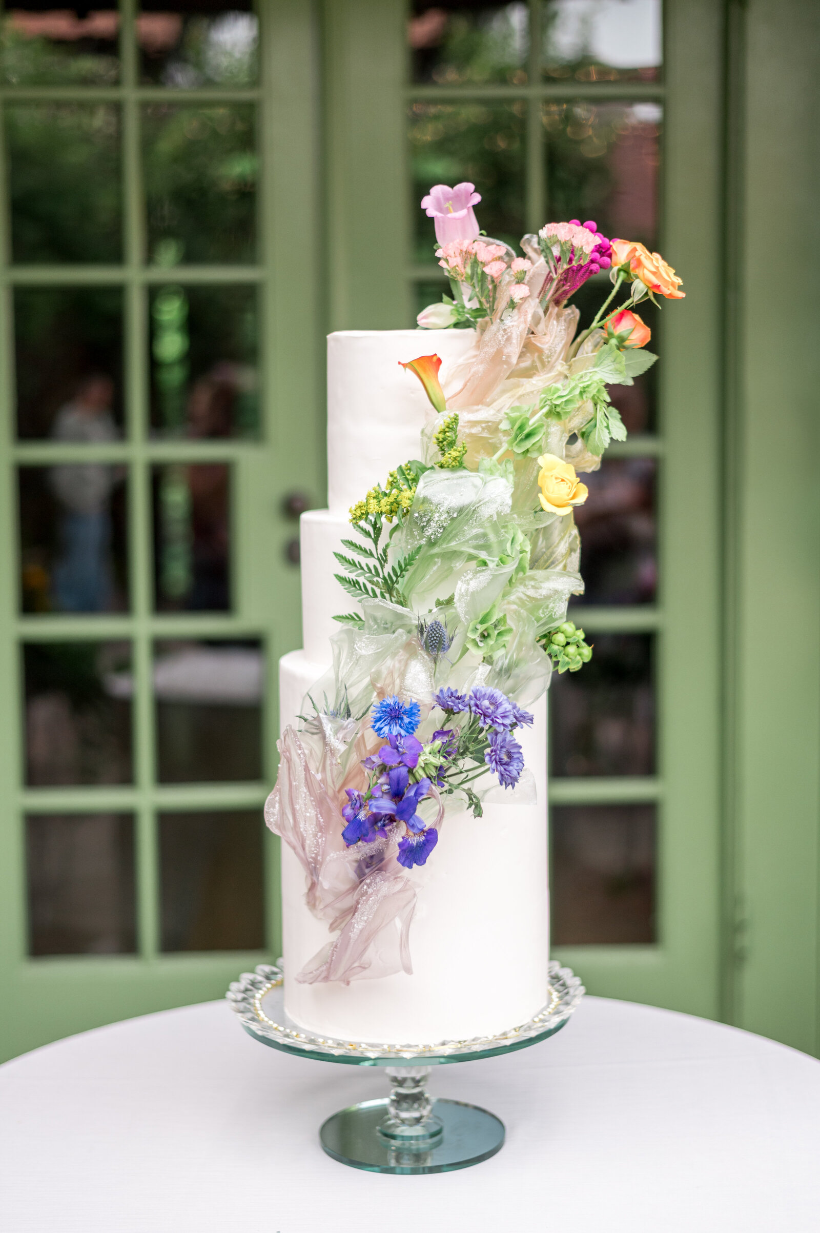 Sweetcheeks by Renee Rainbow Wedding Cake