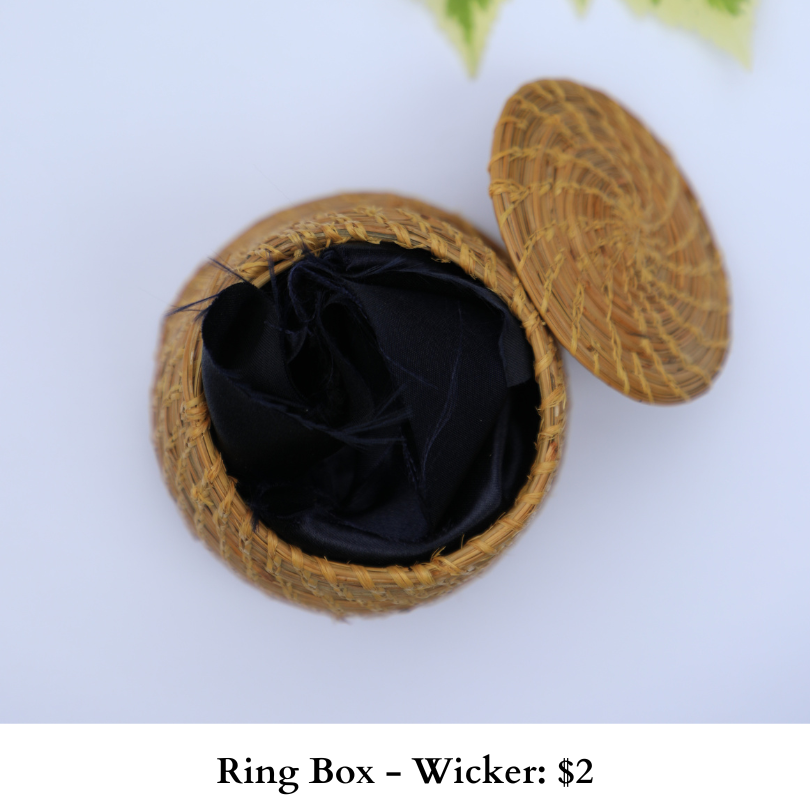 Ring Box-Wicker-729