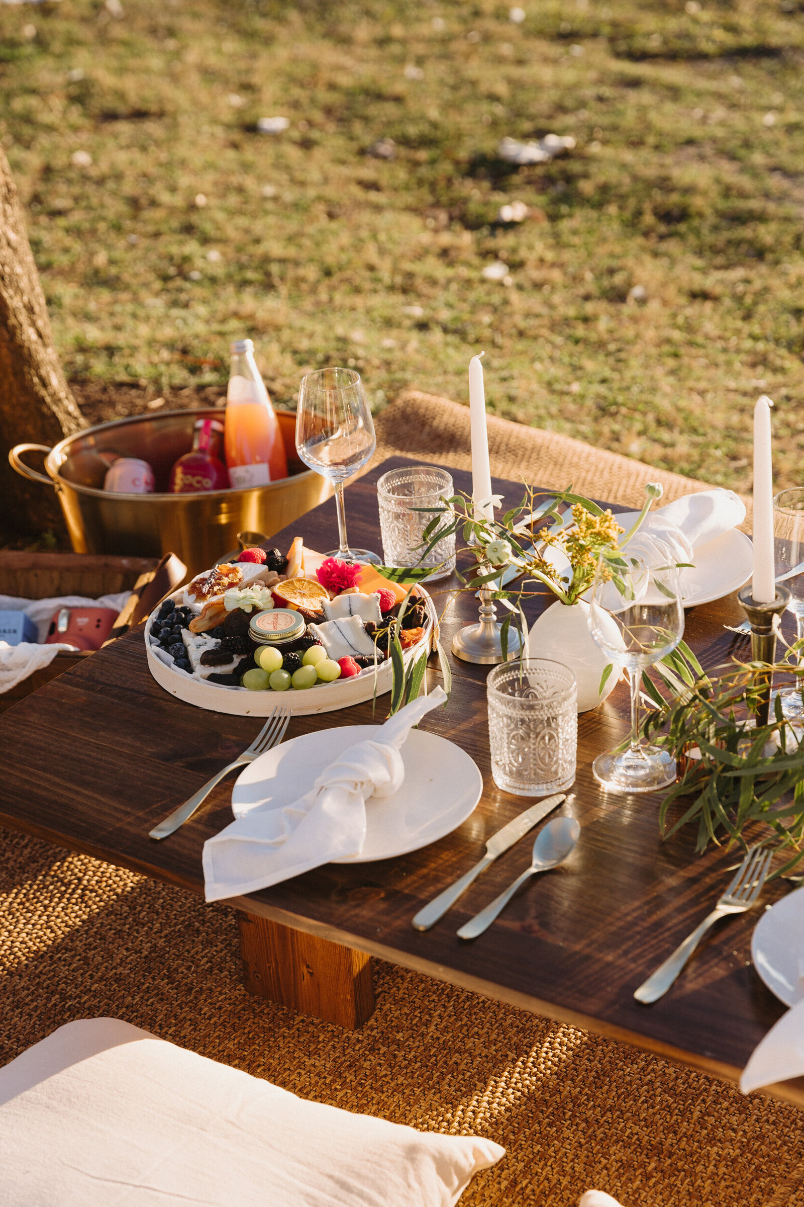 Mueller Lake Park - Luxury Picnic - Honey Social Picnic Co.