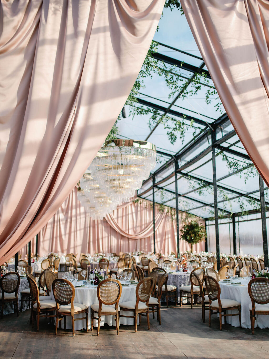 185_Kate Campbell Floral Whitehall Manor tented Winter wedding by Anna and Mateo photo Reception