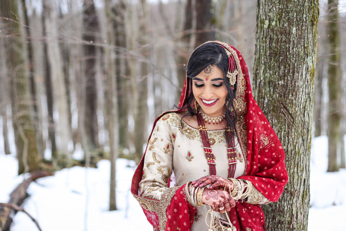 Winter wedding photographer in dallas