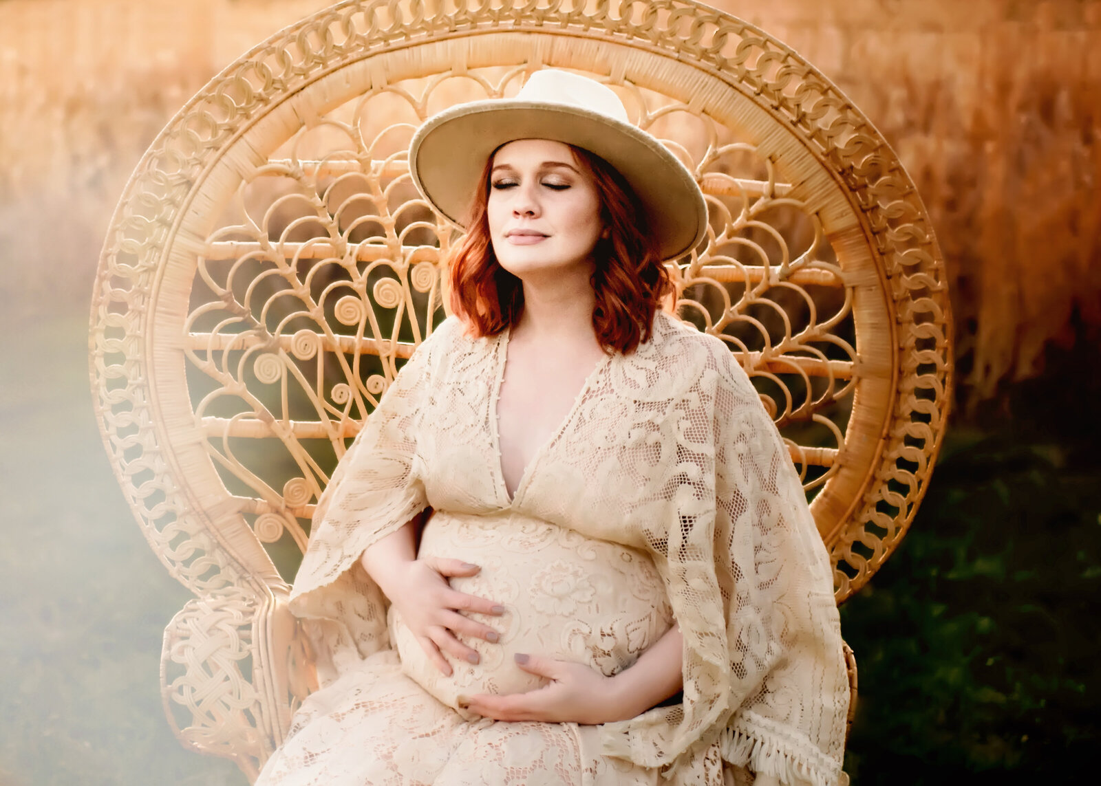 Image 7 Reep Maternity Session Field Sunset Mother Bump Iris And Embers Photo And Film