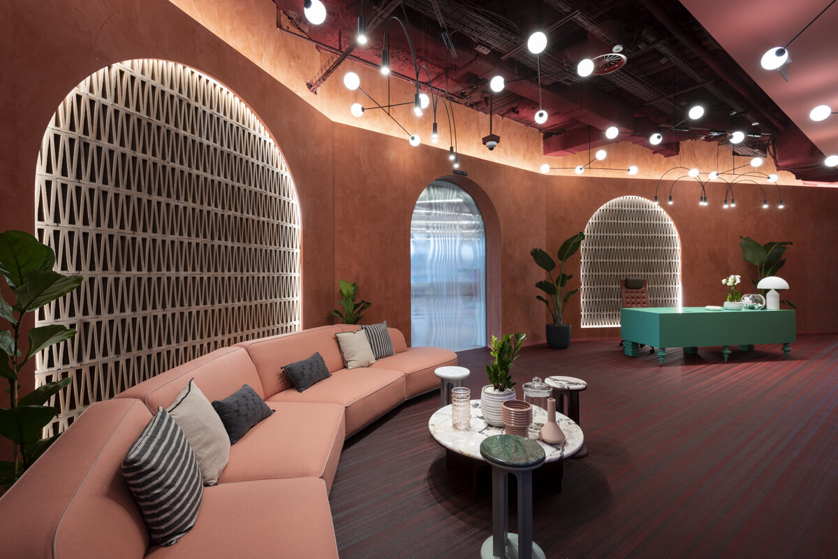 workspace reception design ideas