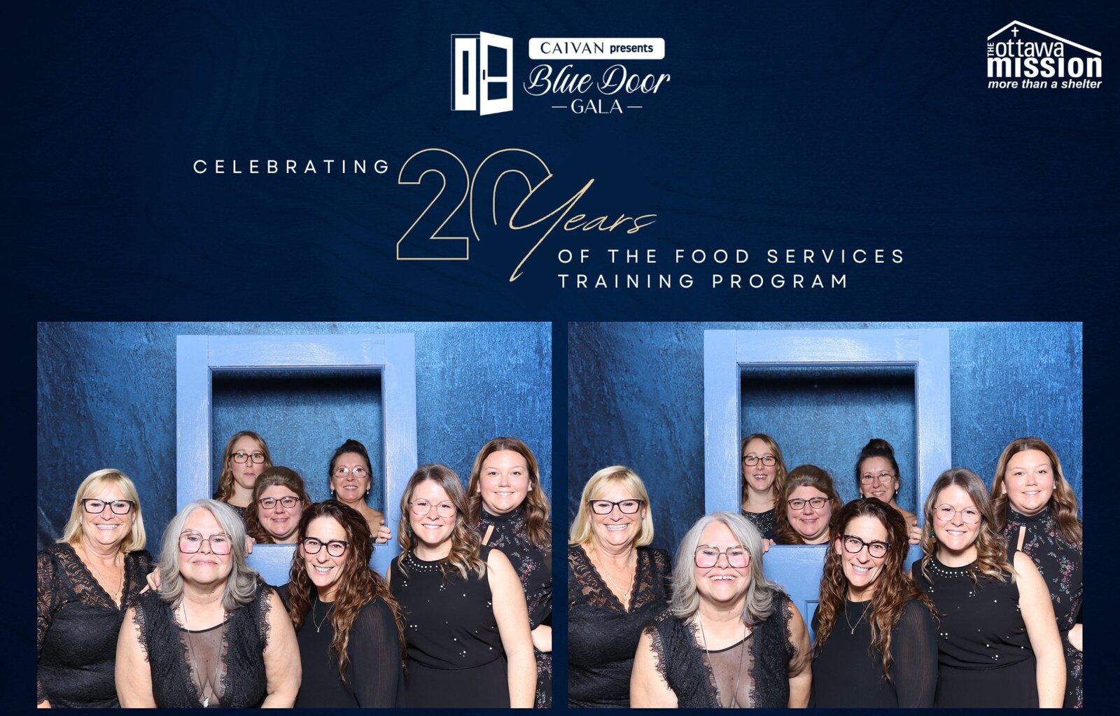 Print Photo of guests at the Blue Door Gala 2024 by the Ottawa Mission, Ottawa, Infinity Convention Centre