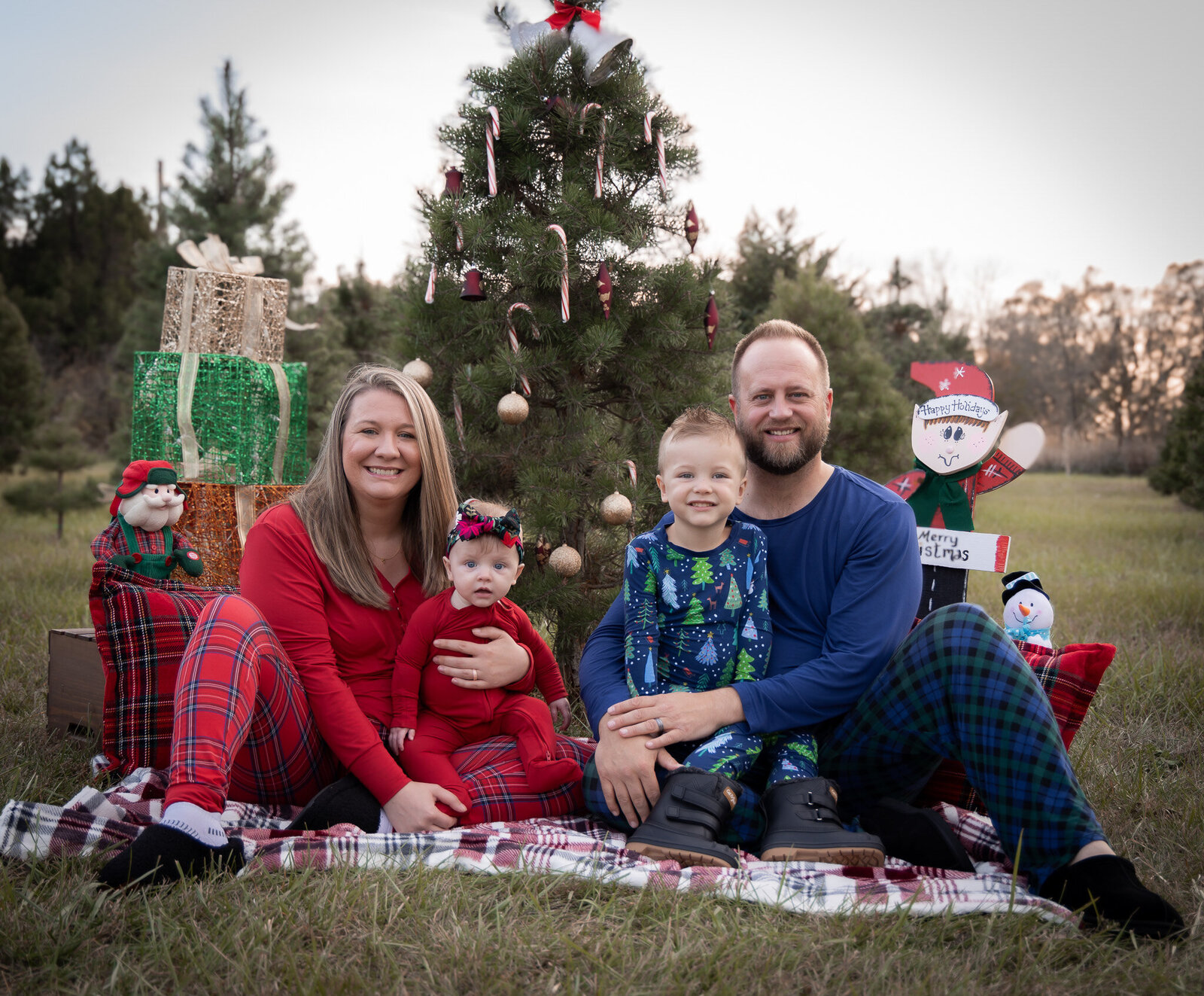 christmas tree farm portrait kansas city 1