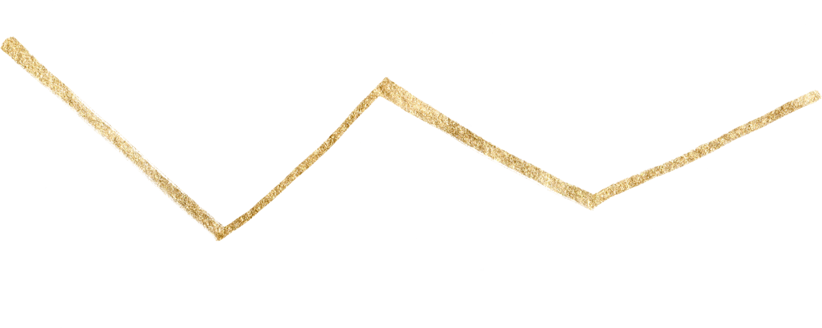 gold metallic zig zag