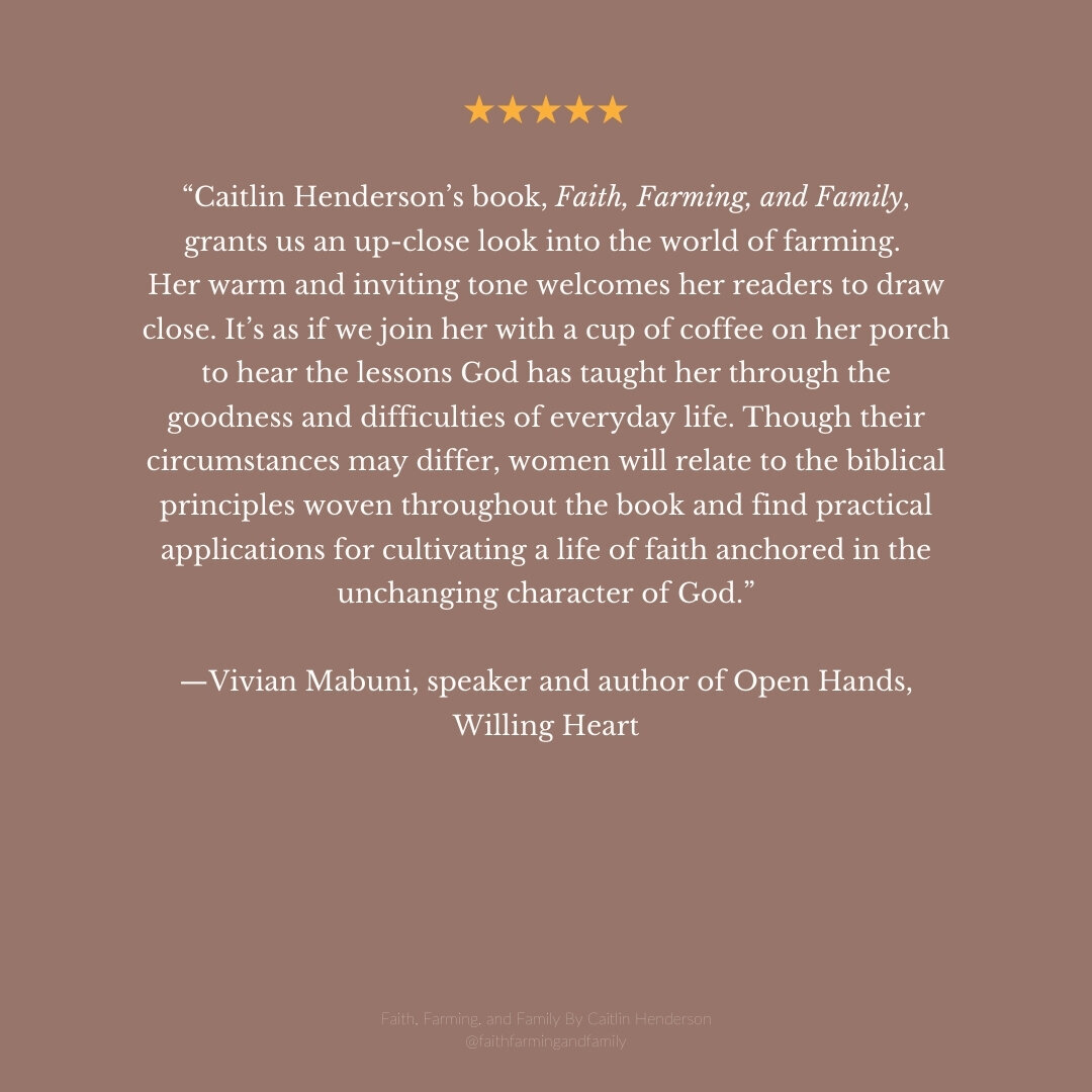 Faith Farming and Family Book Reviews10