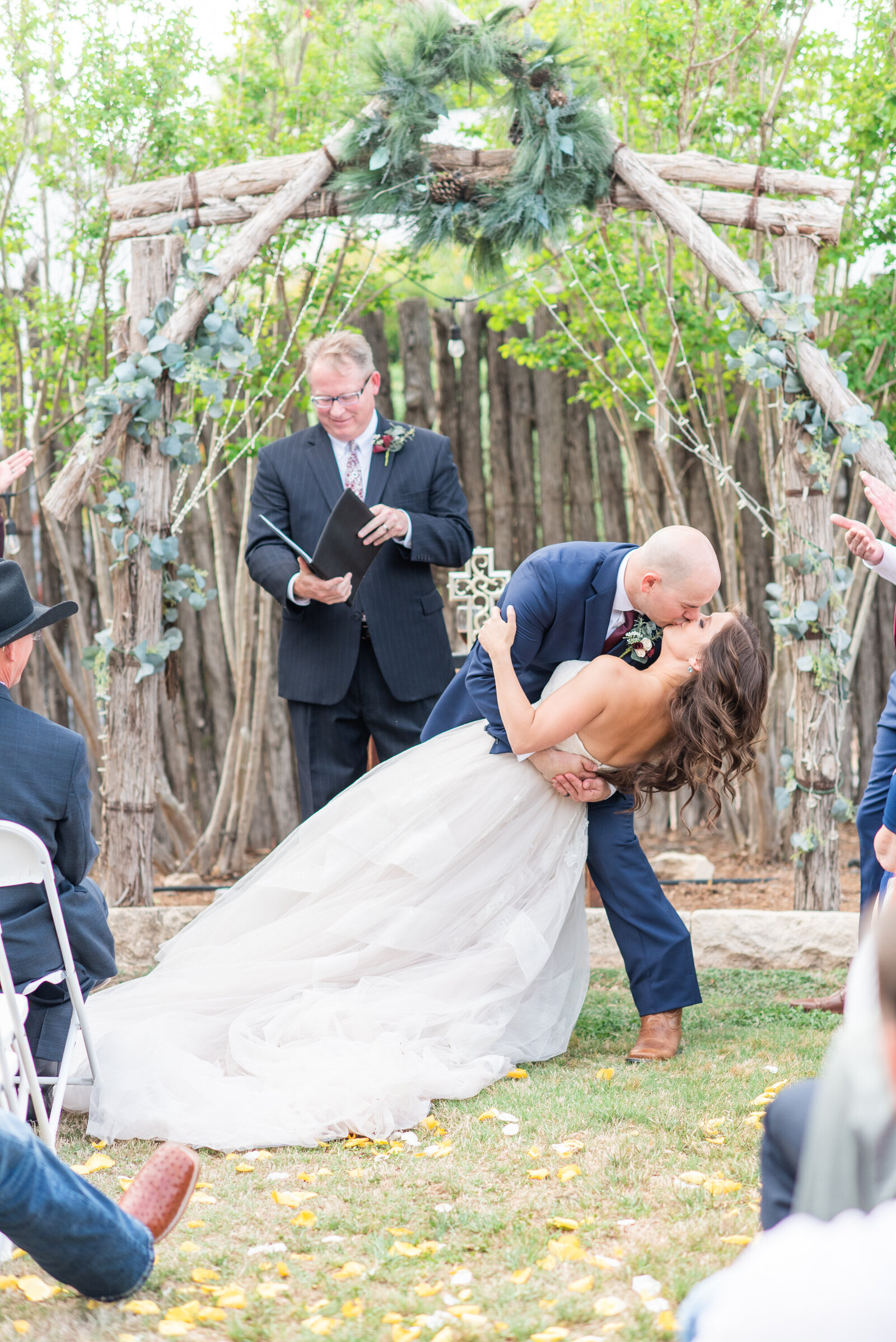 outdoor wedding ceremony